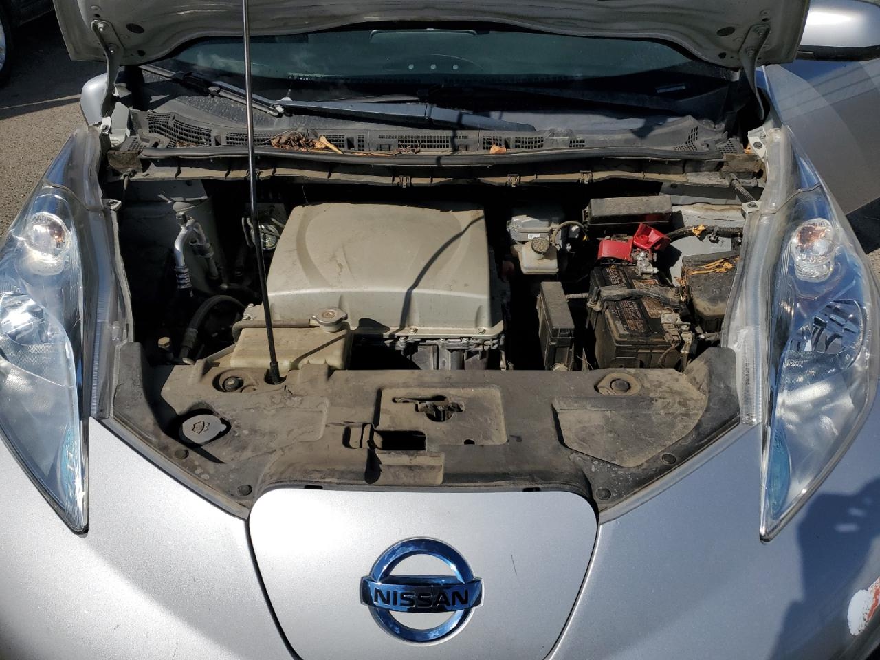 2017 Nissan Leaf S Silver vin: 1N4BZ0CP2HC310447