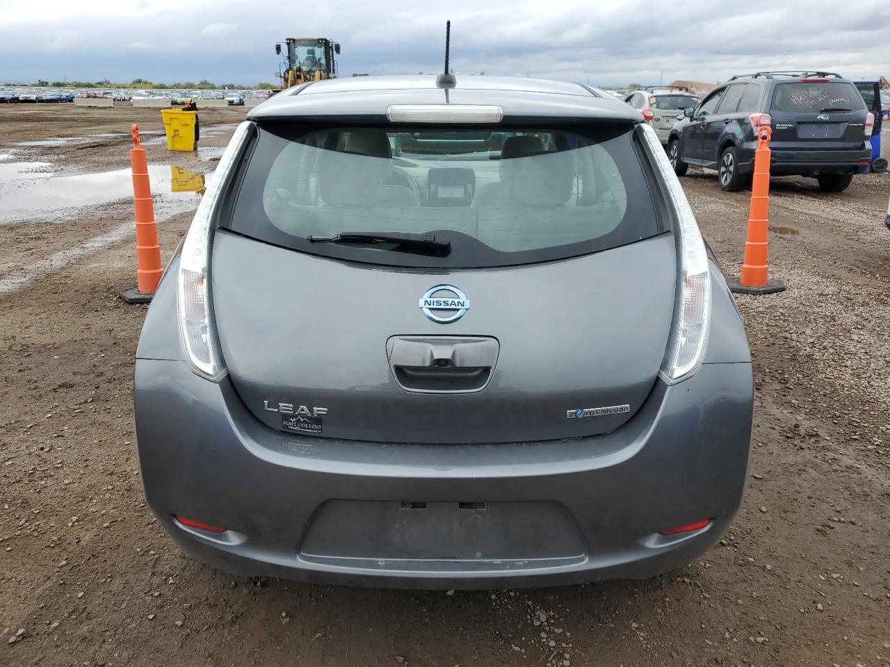 2017 Nissan Leaf S Gray vin: 1N4BZ0CP6HC300312