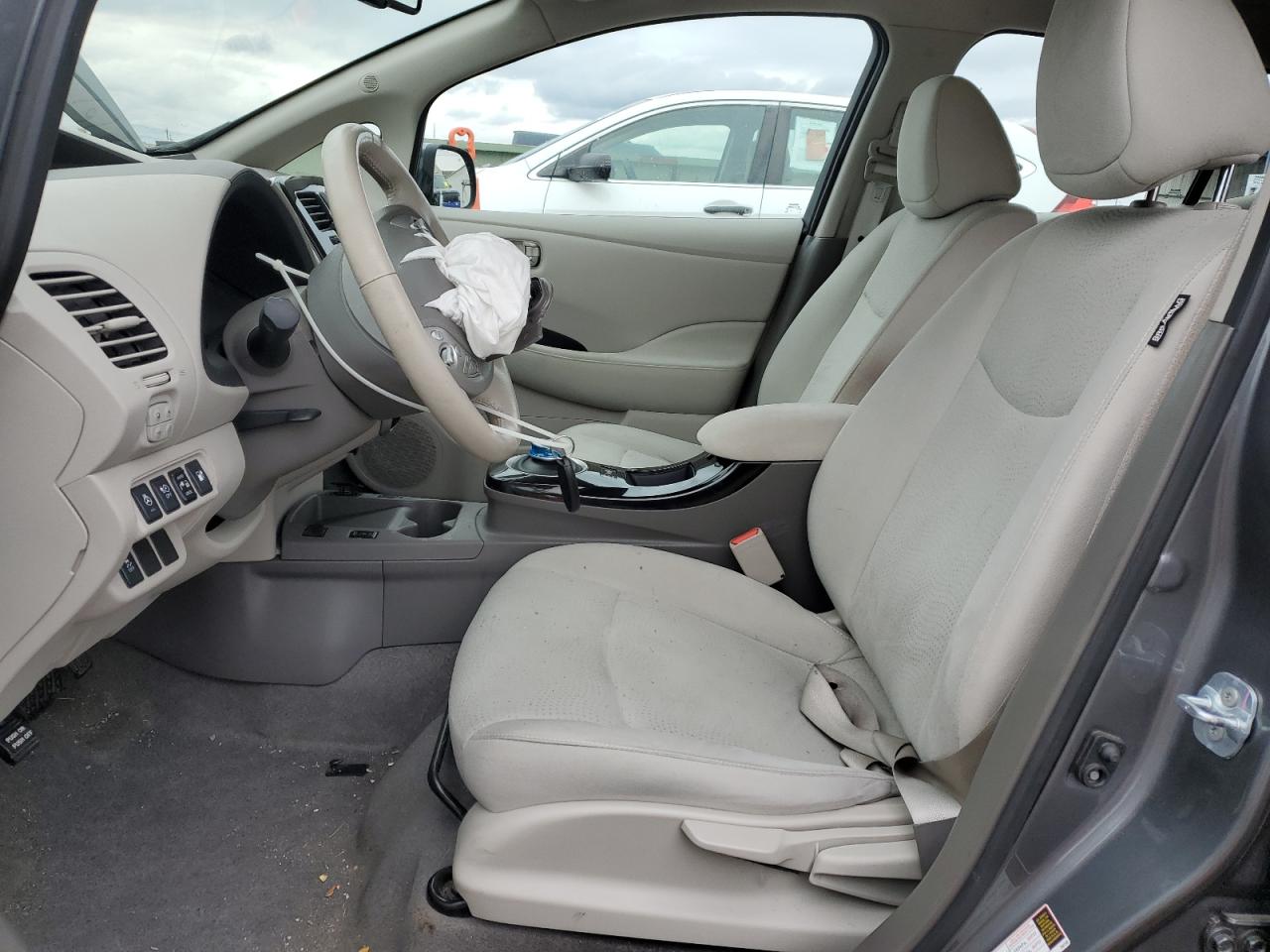 2017 Nissan Leaf S Gray vin: 1N4BZ0CP6HC300312