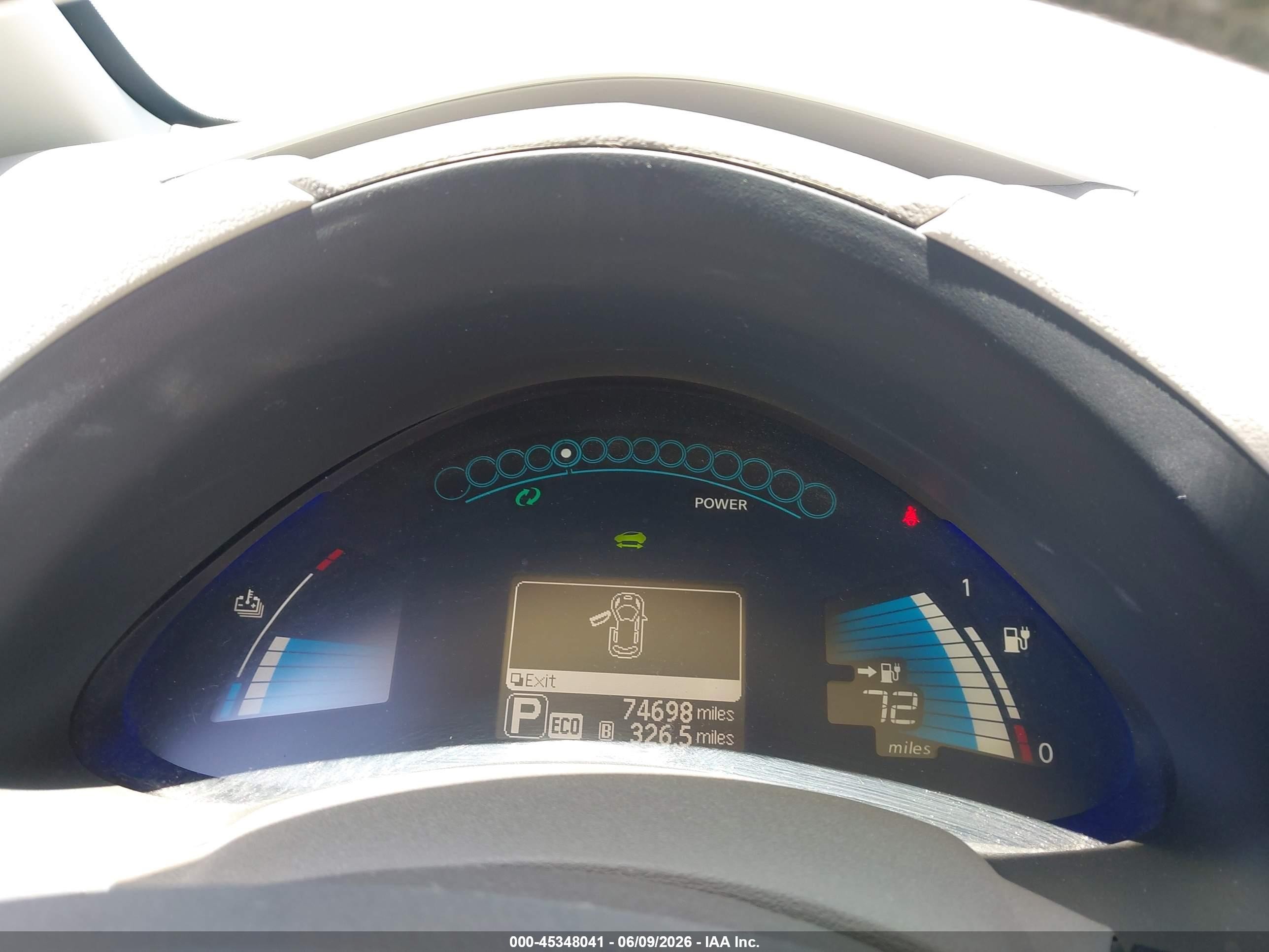 2017 Nissan Leaf Sv Blue vin: 1N4BZ0CP8HC302272