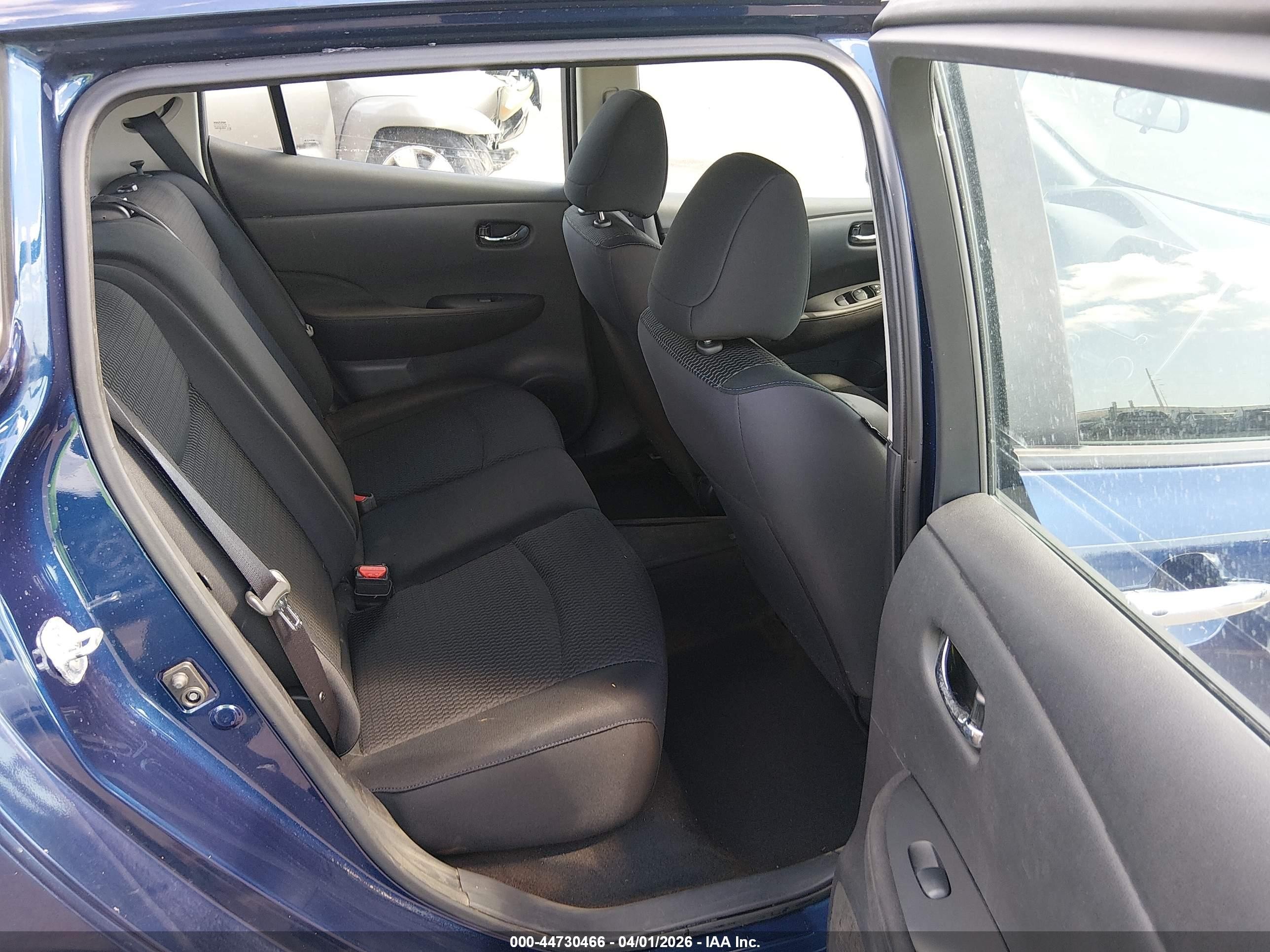 2017 Nissan Leaf S Blue vin: 1N4BZ0CP8HC306404