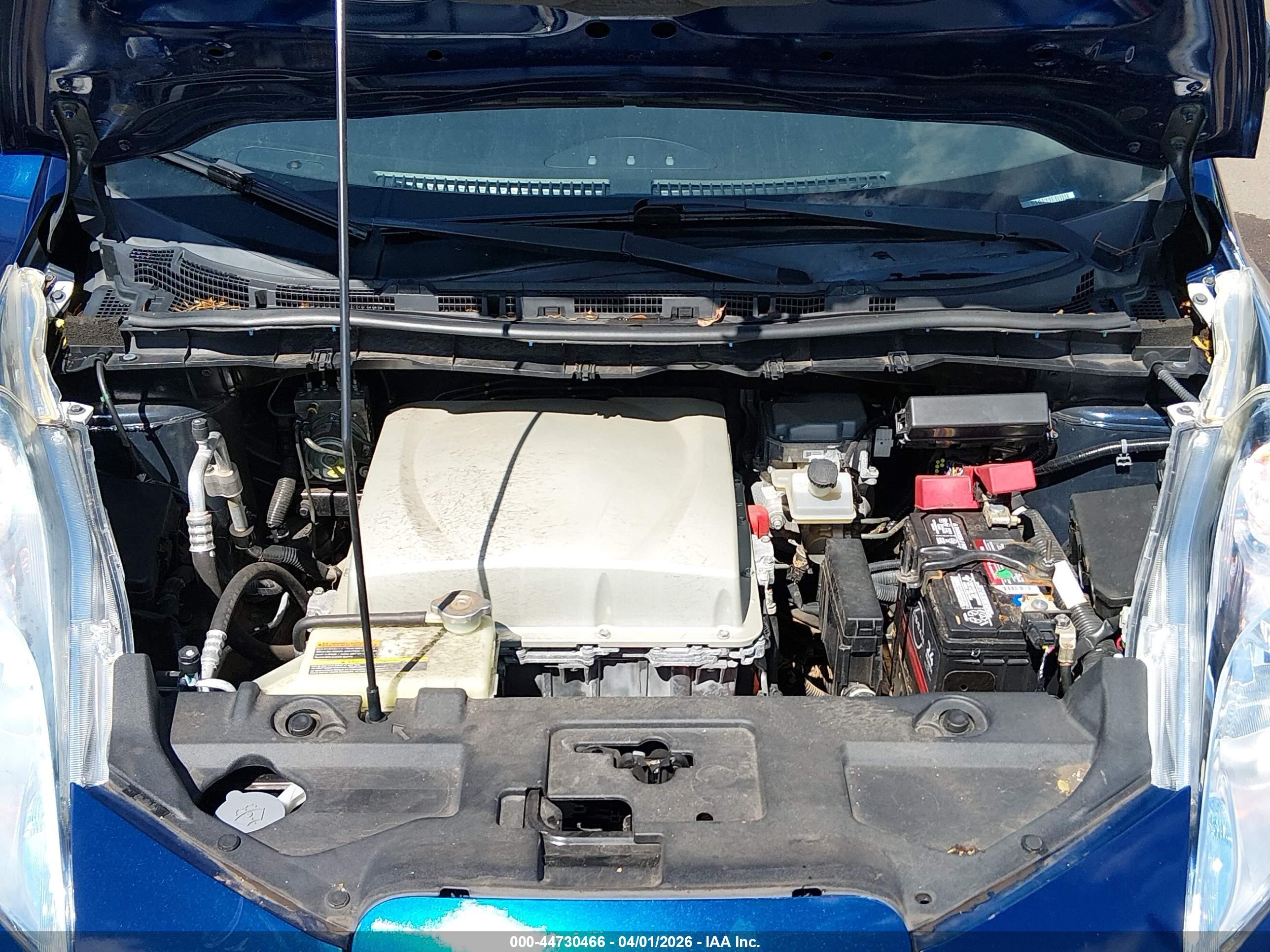 2017 Nissan Leaf S Blue vin: 1N4BZ0CP8HC306404