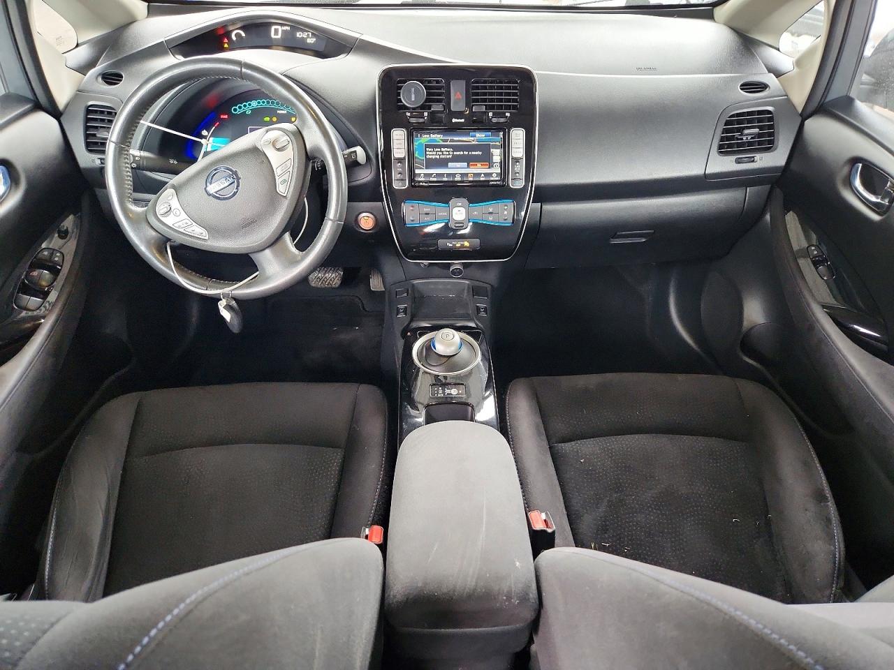 2017 Nissan Leaf Sv Gray vin: 1N4BZ0CPXHC303097