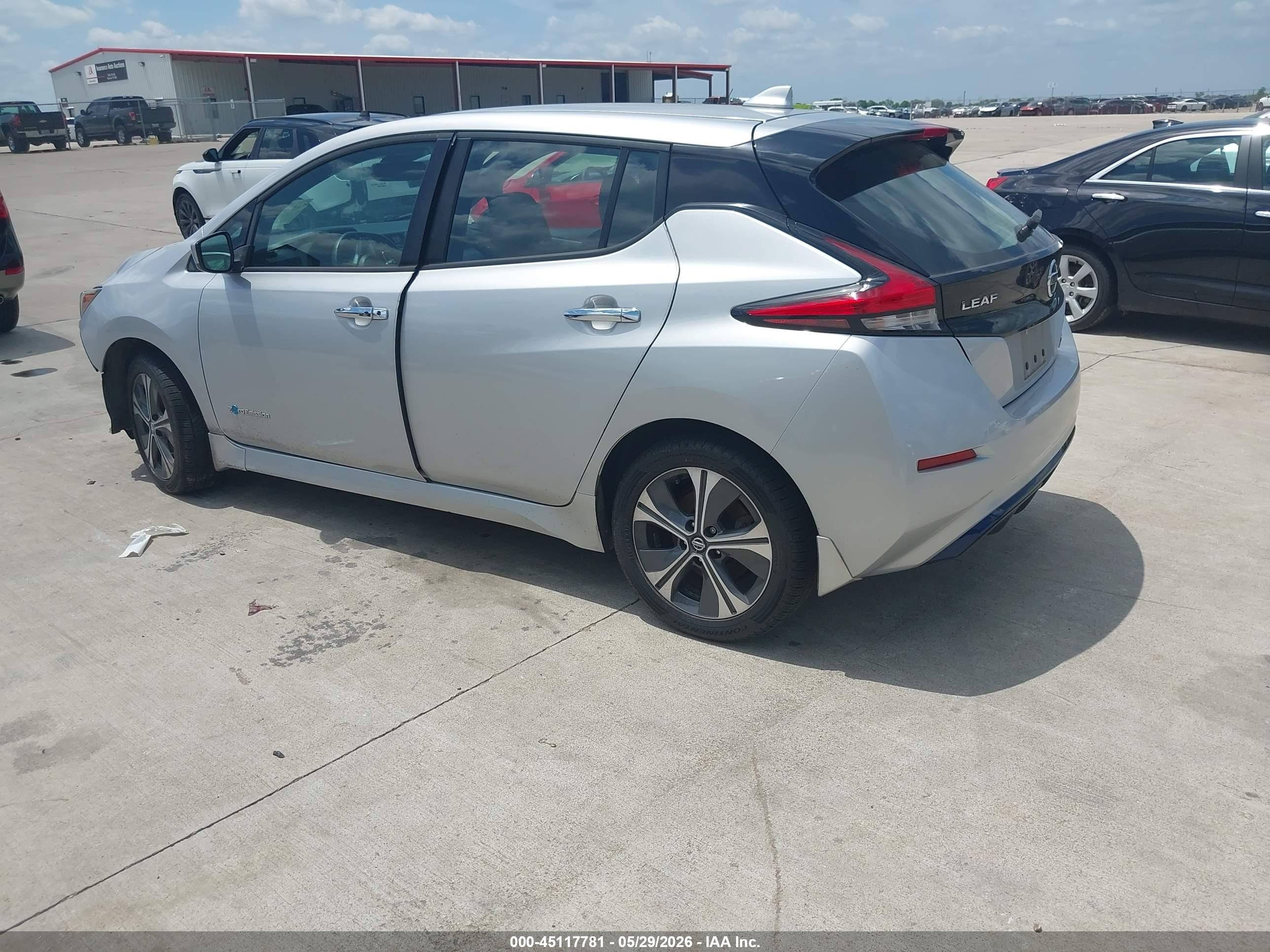 2019 Nissan Leaf Sv Plus Silver vin: 1N4BZ1CP2KC310395