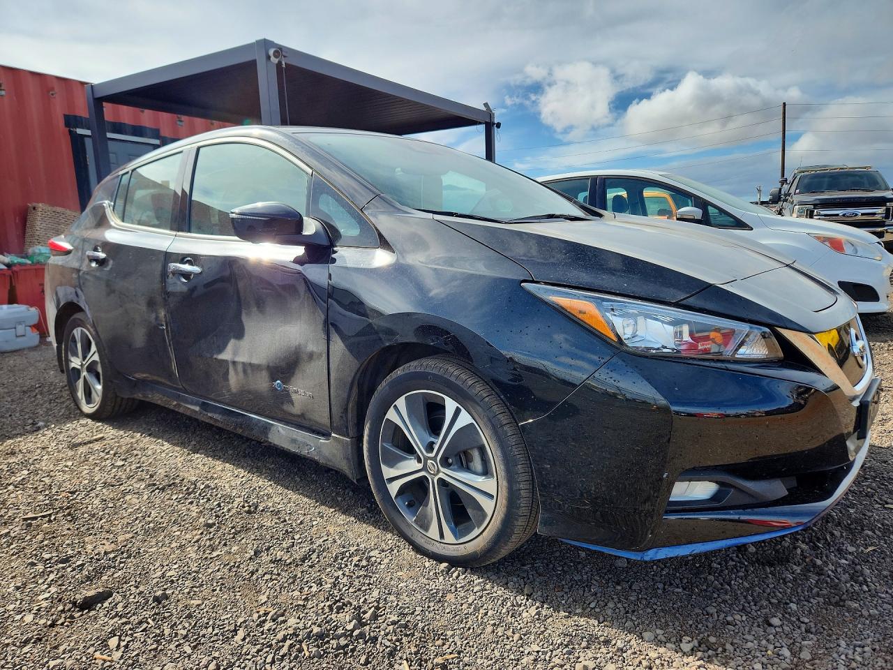 2019 Nissan Leaf Sl Plus Black vin: 1N4BZ1CP2KC320750