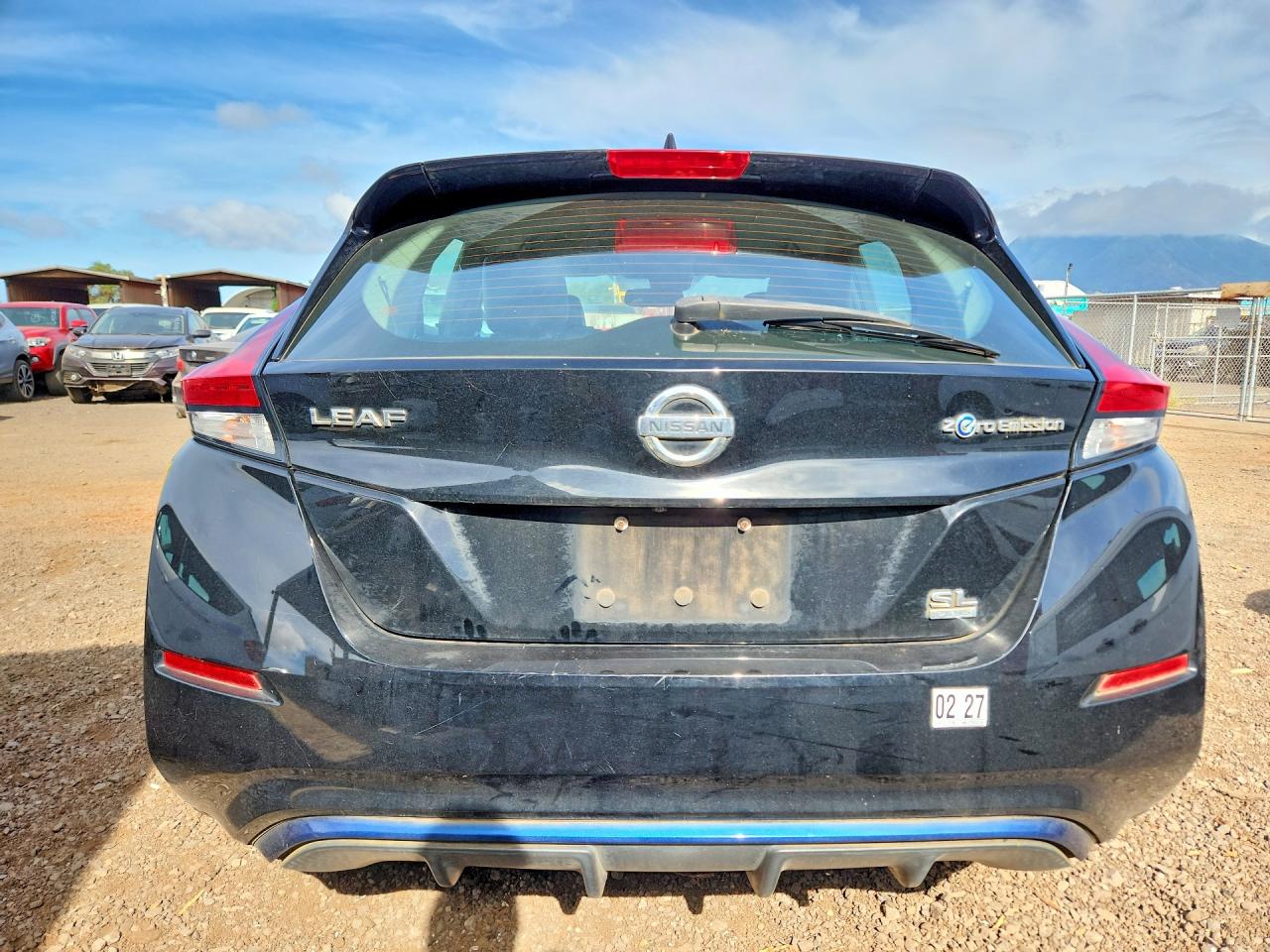 2019 Nissan Leaf Sl Plus Black vin: 1N4BZ1CP2KC320750