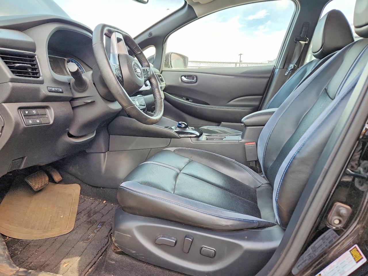 2019 Nissan Leaf Sl Plus Black vin: 1N4BZ1CP2KC320750