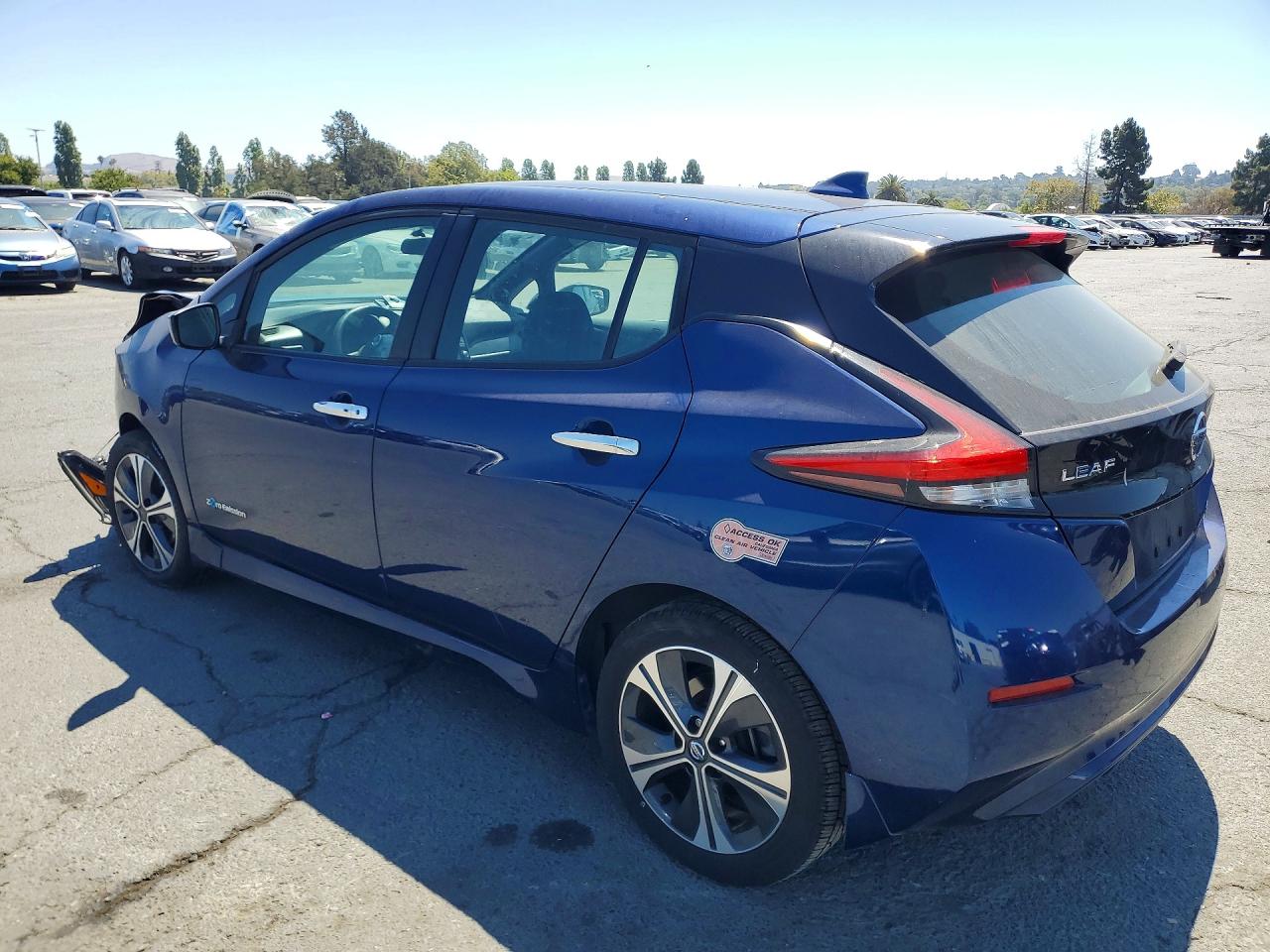 2019 Nissan Leaf Sv Plus Blue vin: 1N4BZ1CP5KC321455