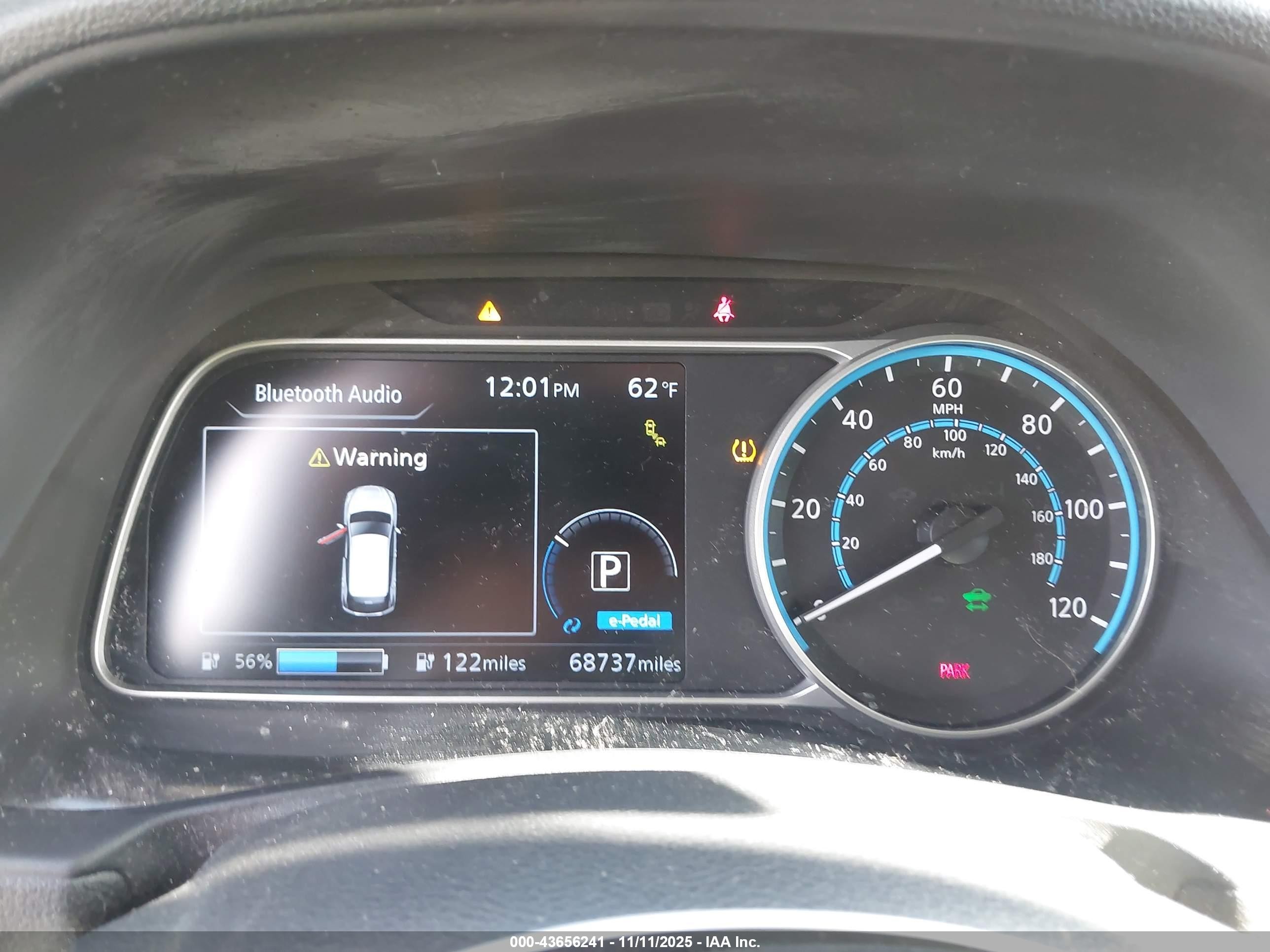 2021 Nissan Leaf Sv Plus 62 Kwh Red vin: 1N4BZ1CV4MC555295