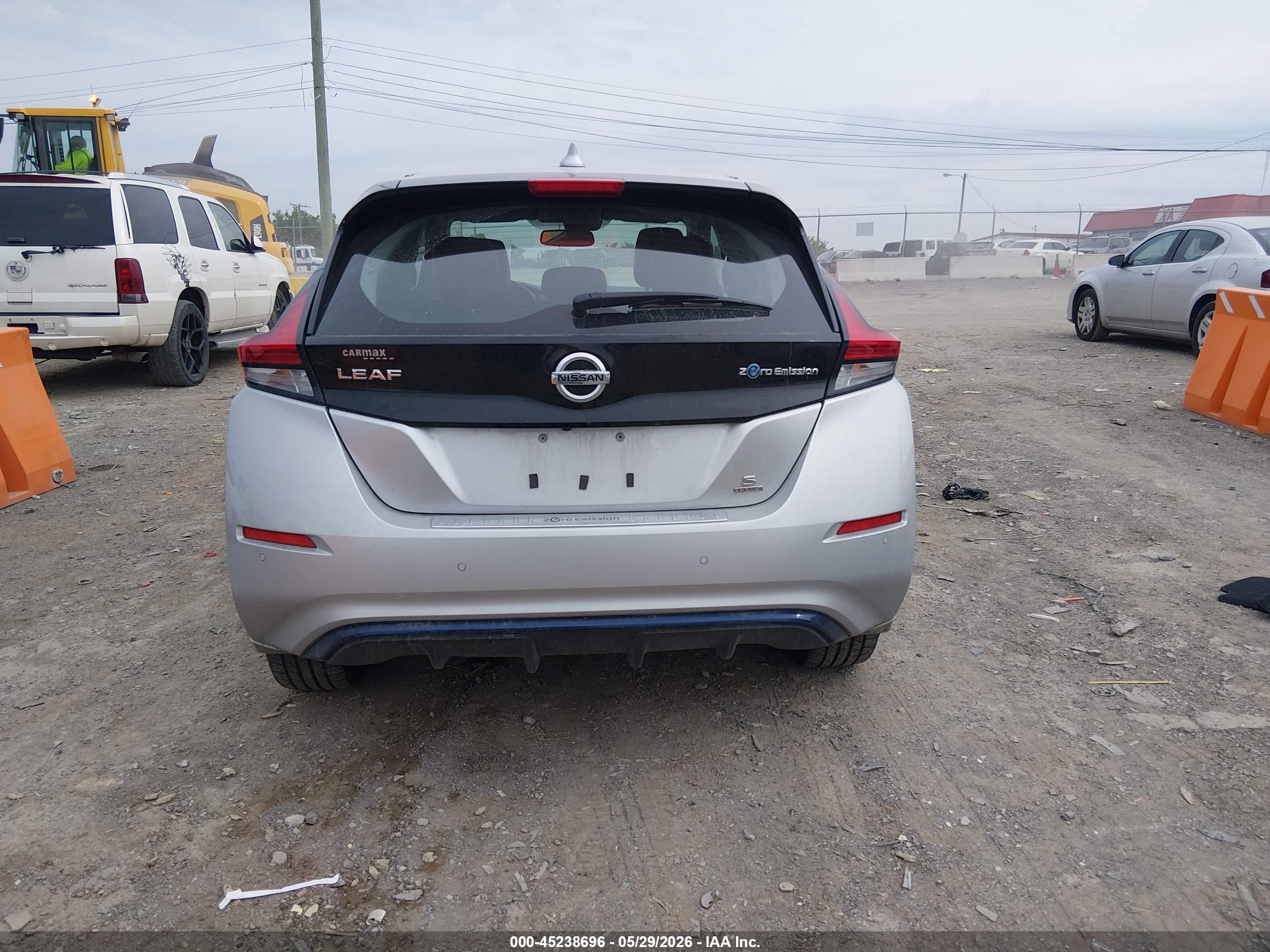 2020 Nissan Leaf Sl Plus 62 Kwh Серебряный vin: 1N4BZ1DP3LC304296