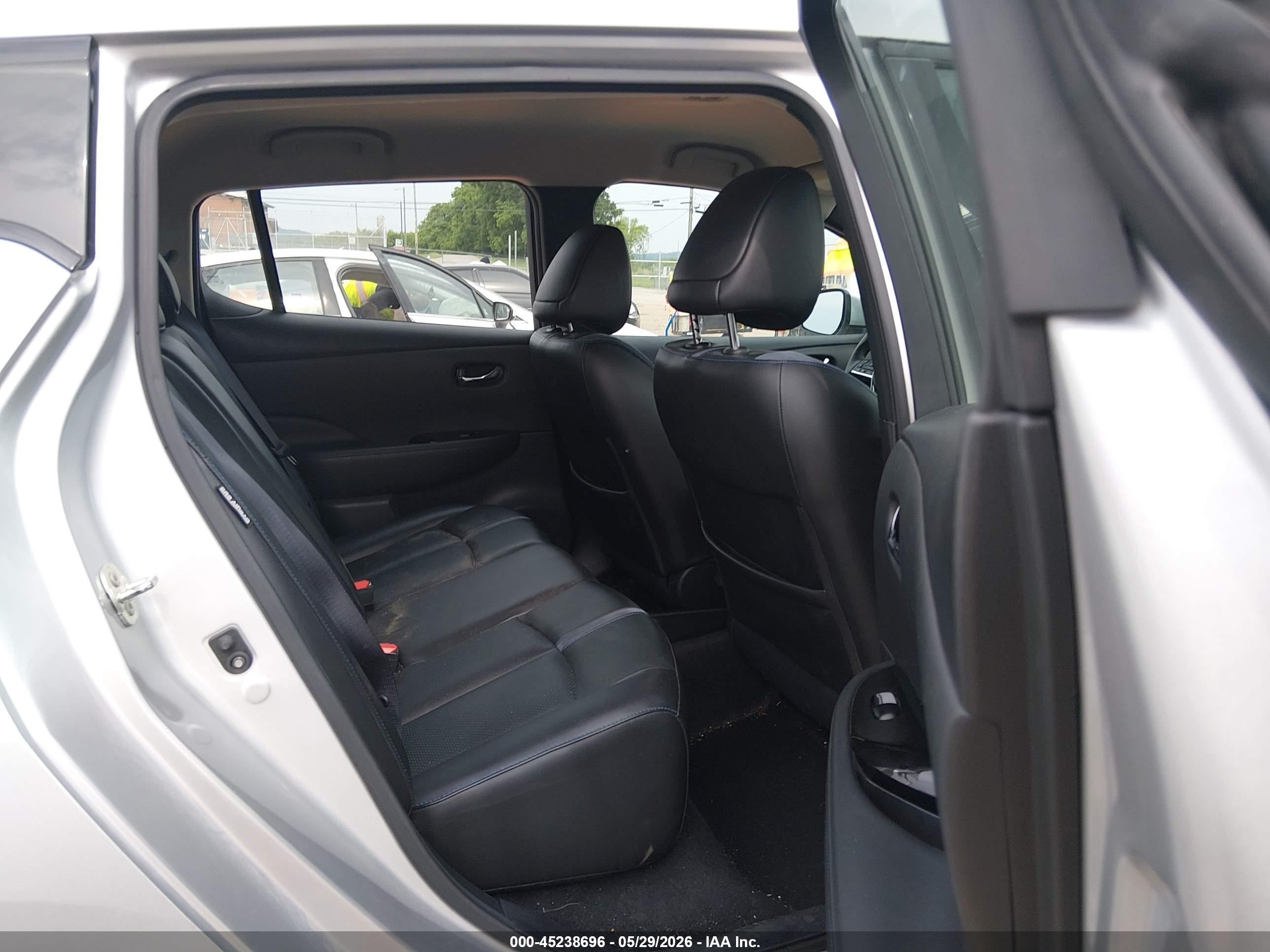 2020 Nissan Leaf Sl Plus 62 Kwh Серебряный vin: 1N4BZ1DP3LC304296
