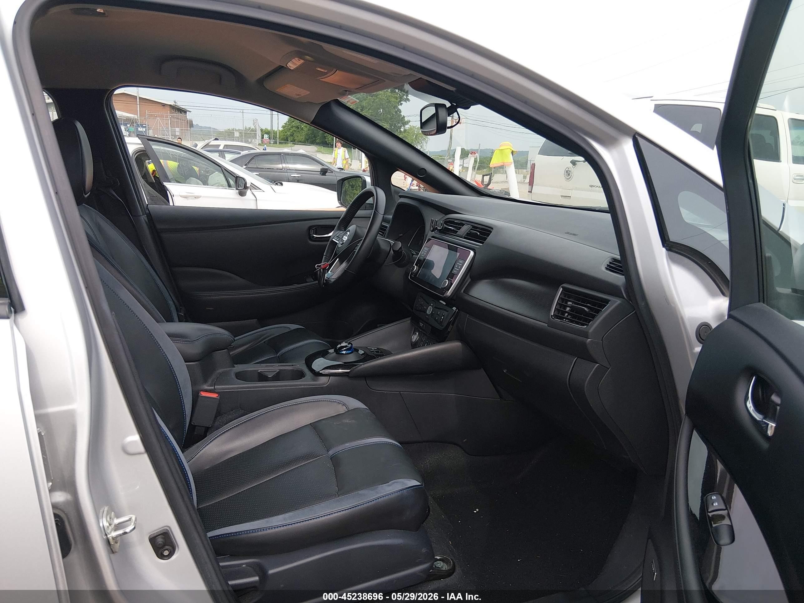 2020 Nissan Leaf Sl Plus 62 Kwh Серебряный vin: 1N4BZ1DP3LC304296