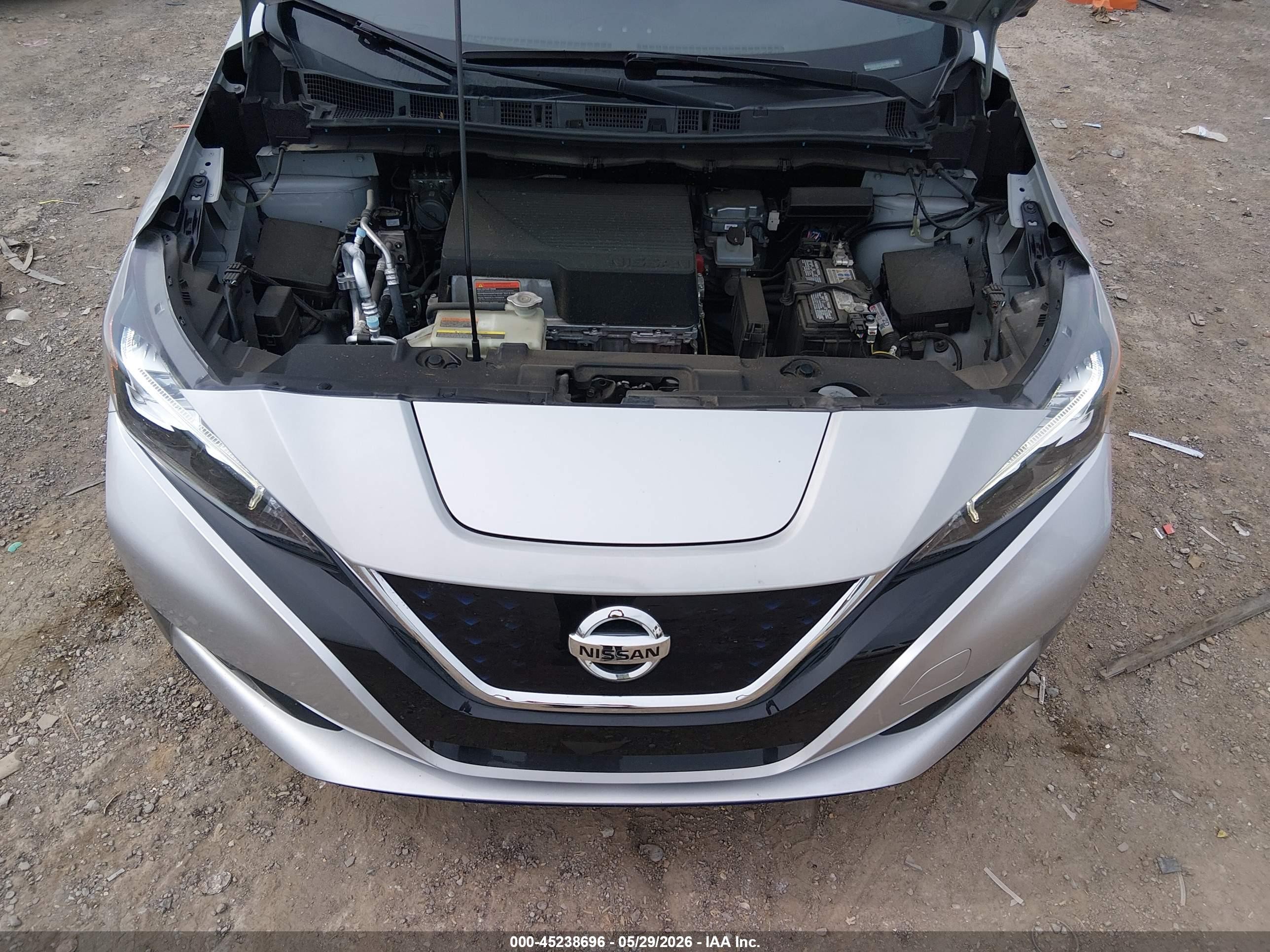2020 Nissan Leaf Sl Plus 62 Kwh Серебряный vin: 1N4BZ1DP3LC304296