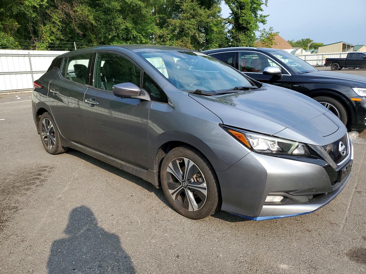 2020 Nissan Leaf Sl Plus Gray vin: 1N4BZ1DP7LC311493