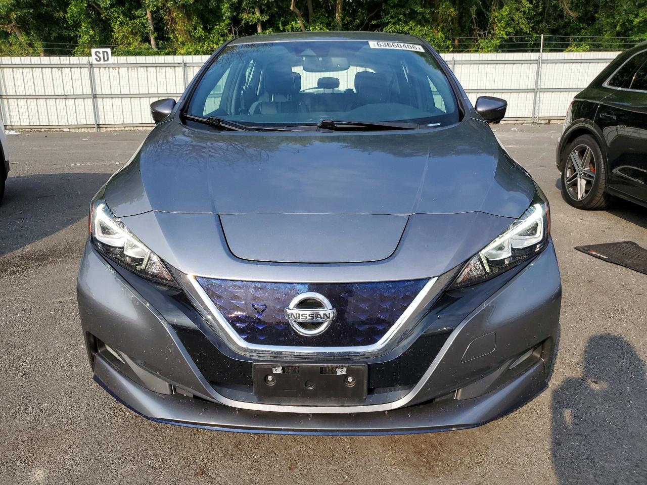 2020 Nissan Leaf Sl Plus Gray vin: 1N4BZ1DP7LC311493