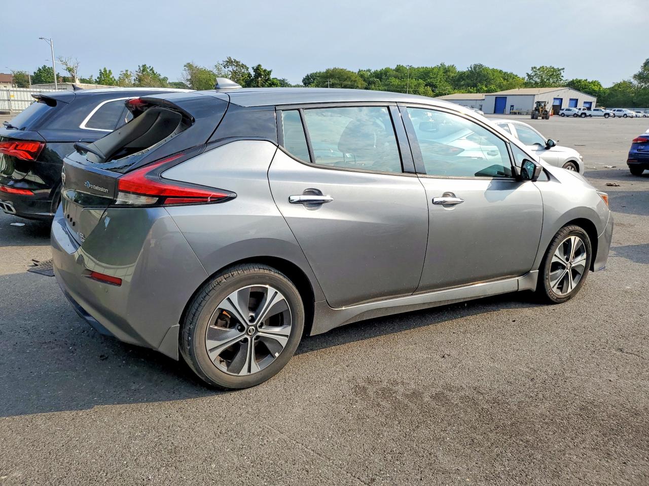 2020 Nissan Leaf Sl Plus Gray vin: 1N4BZ1DP7LC311493