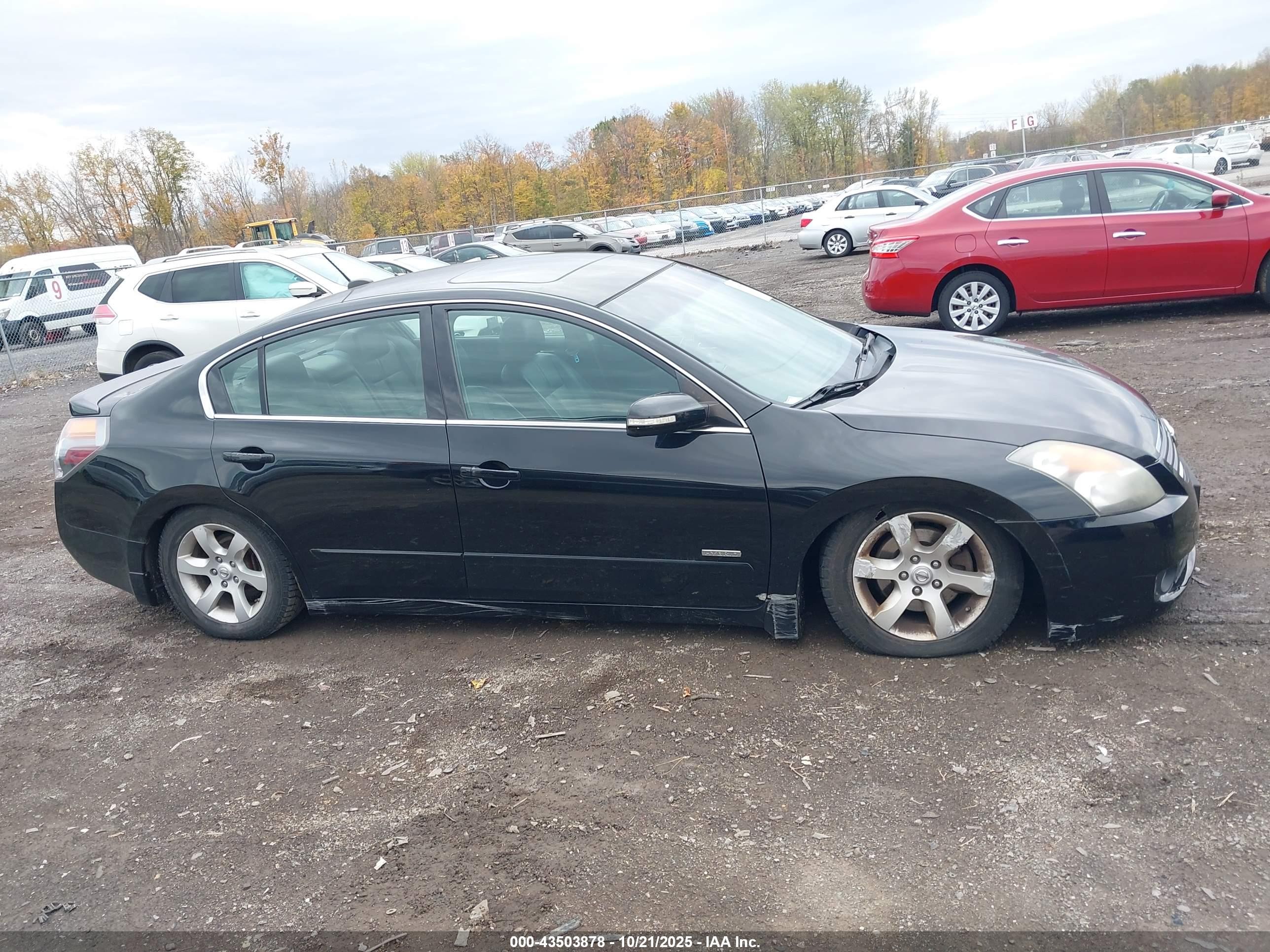 2008 Nissan Altima Hybrid   Black vin: 1N4CL21E08C256455