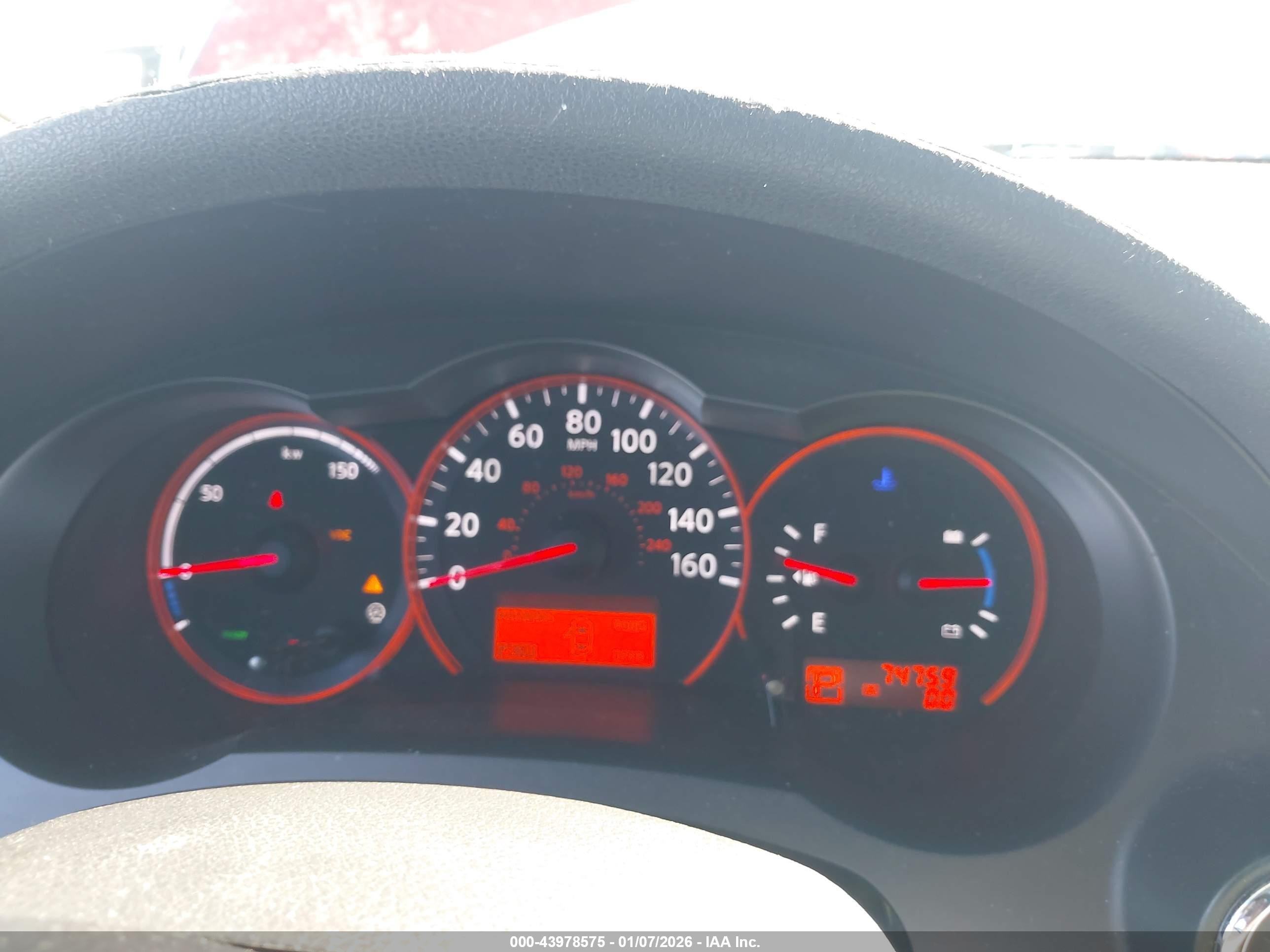 2008 Nissan Altima Hybrid   Красный vin: 1N4CL21E28C125303