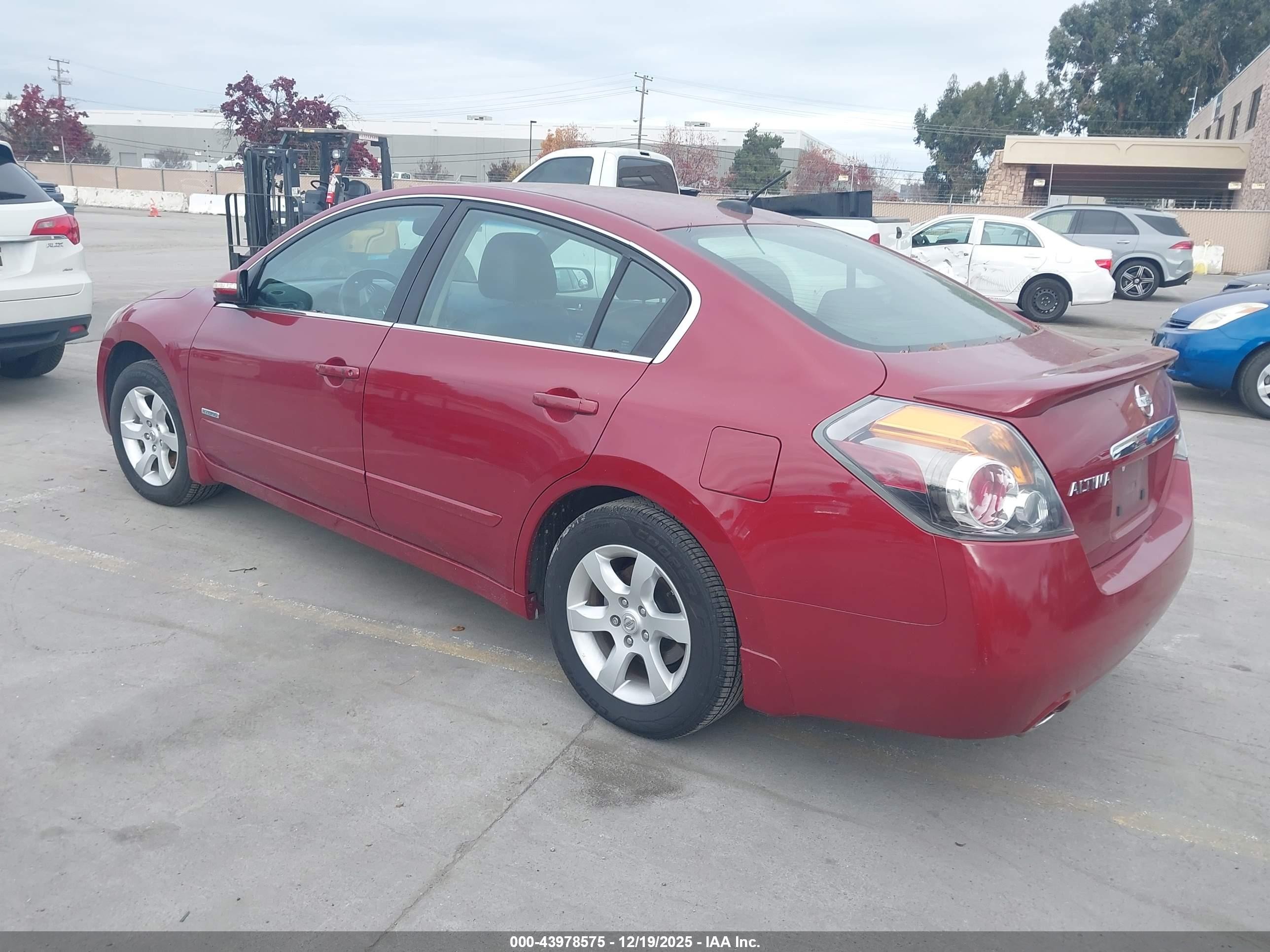 2008 Nissan Altima Hybrid   Красный vin: 1N4CL21E28C125303