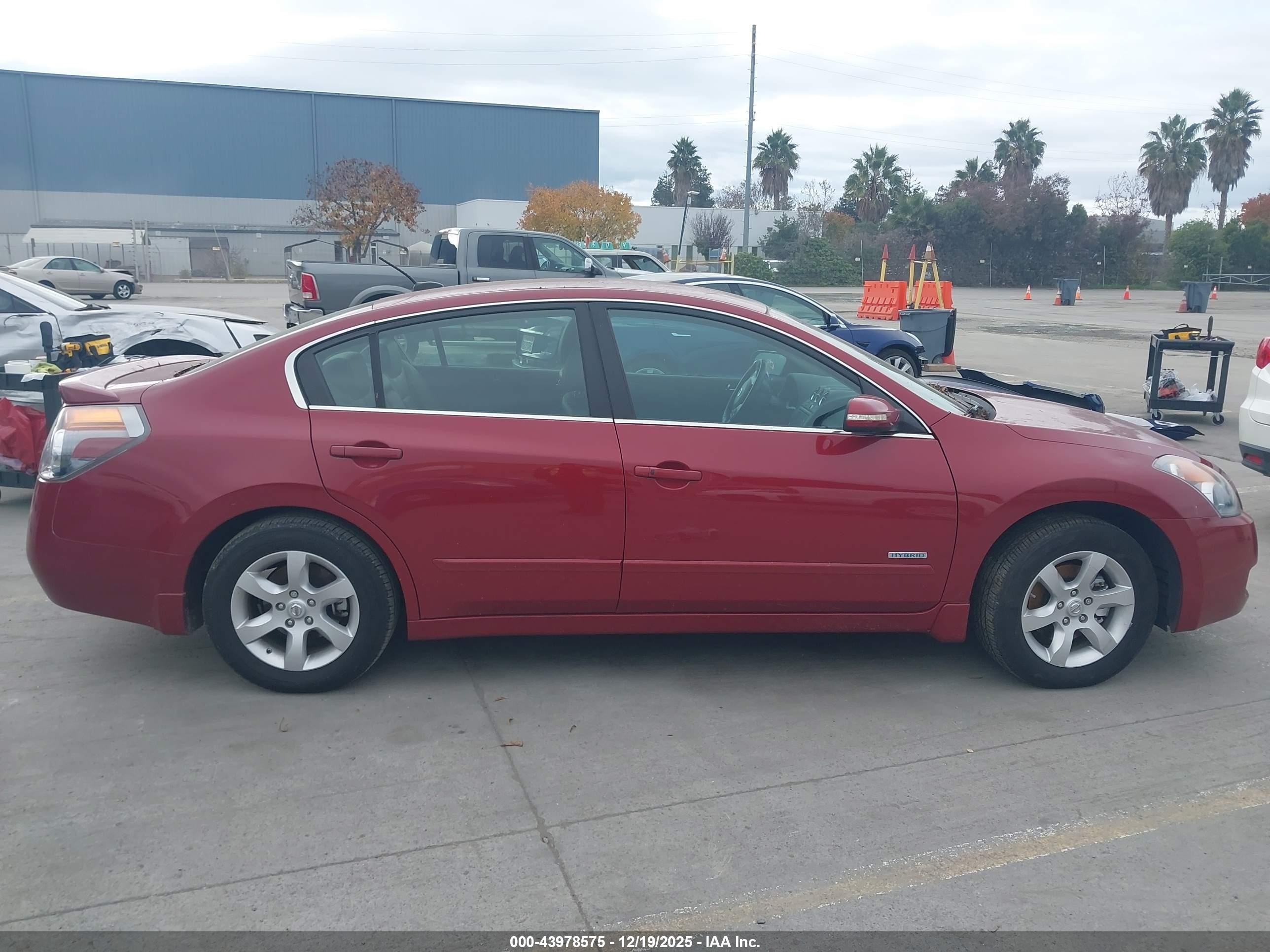 2008 Nissan Altima Hybrid   Красный vin: 1N4CL21E28C125303