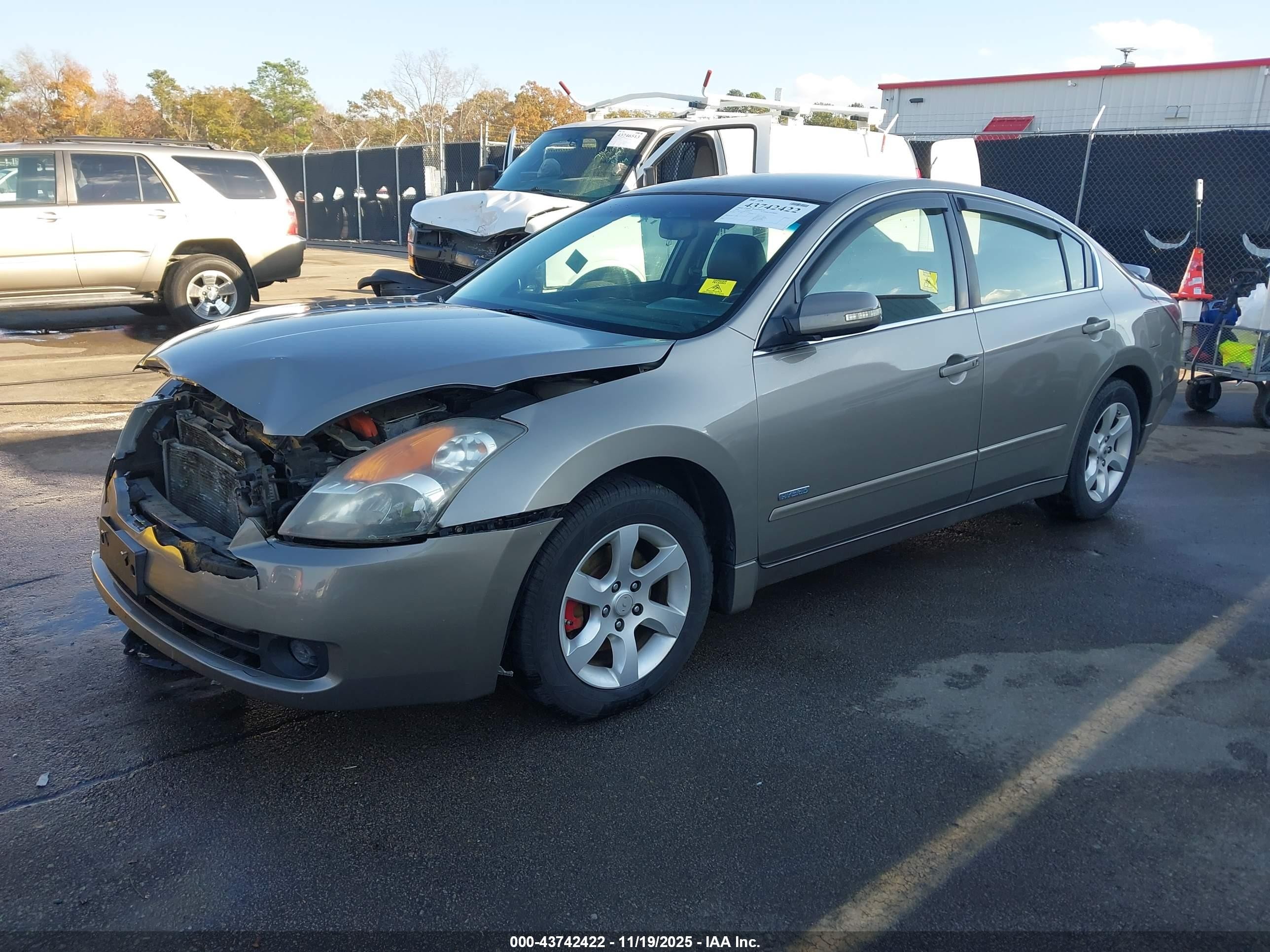 2008 Nissan Altima Hybrid   Gray vin: 1N4CL21E28C159659