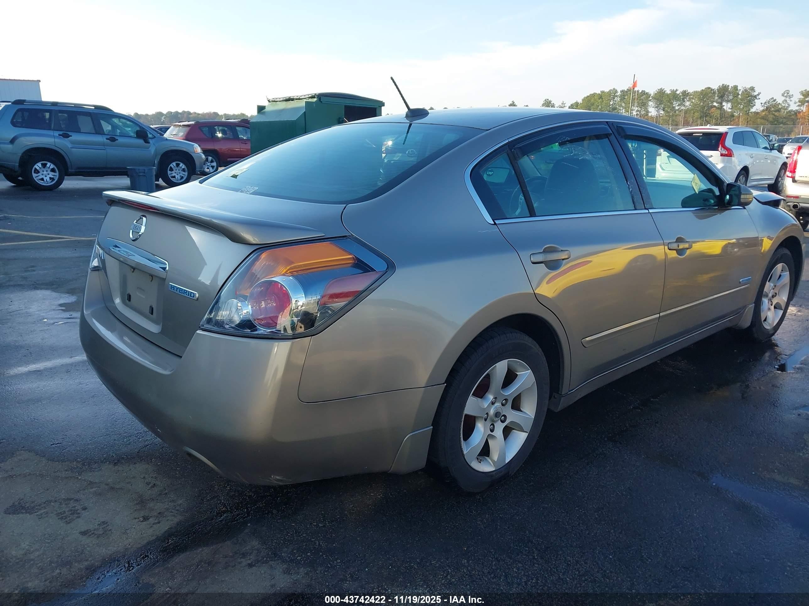 2008 Nissan Altima Hybrid   Gray vin: 1N4CL21E28C159659