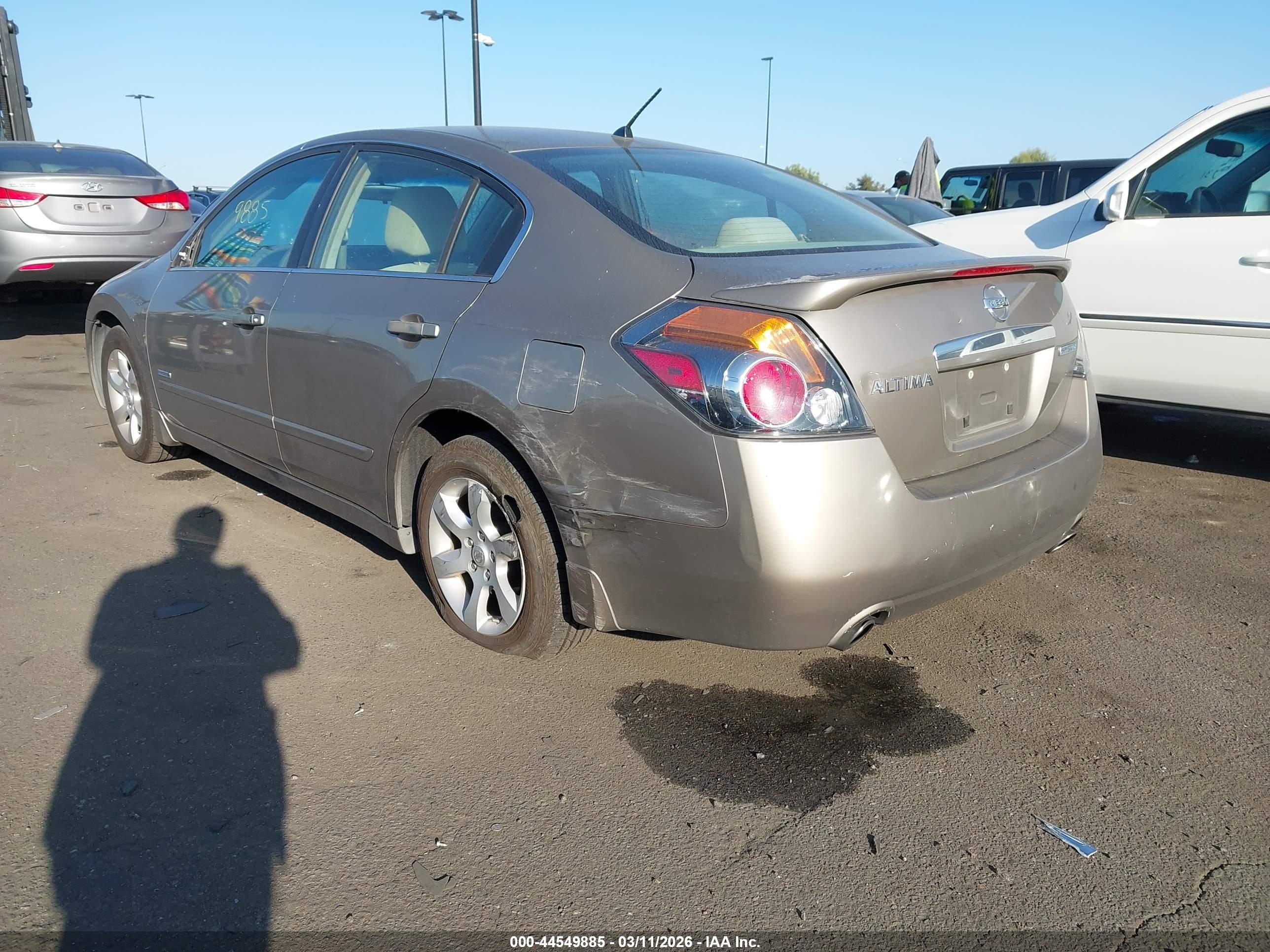 2008 Nissan Altima Hybrid   Бежевый vin: 1N4CL21E28C224591