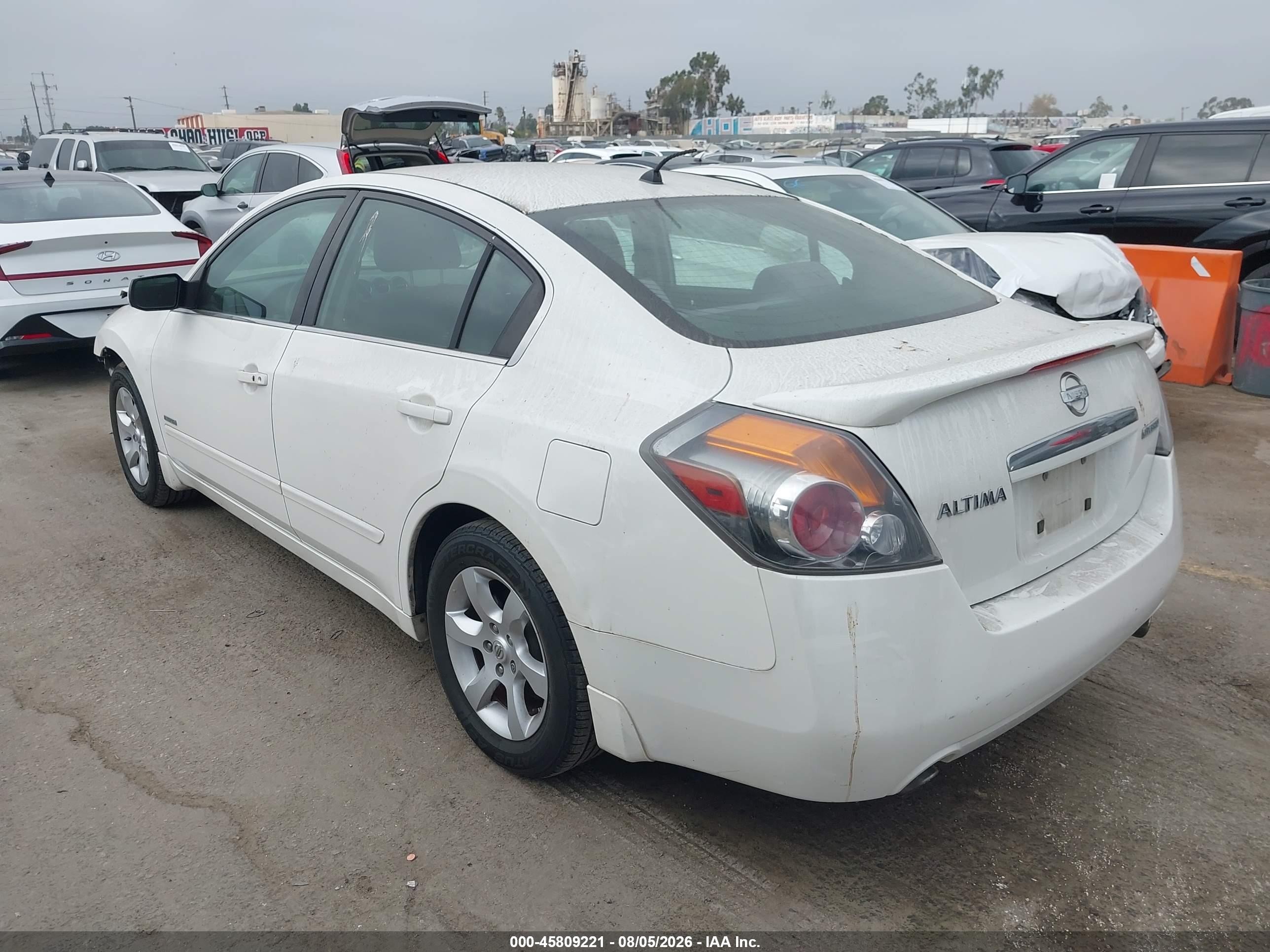 2008 Nissan Altima Hybrid   Белый vin: 1N4CL21E38C226138