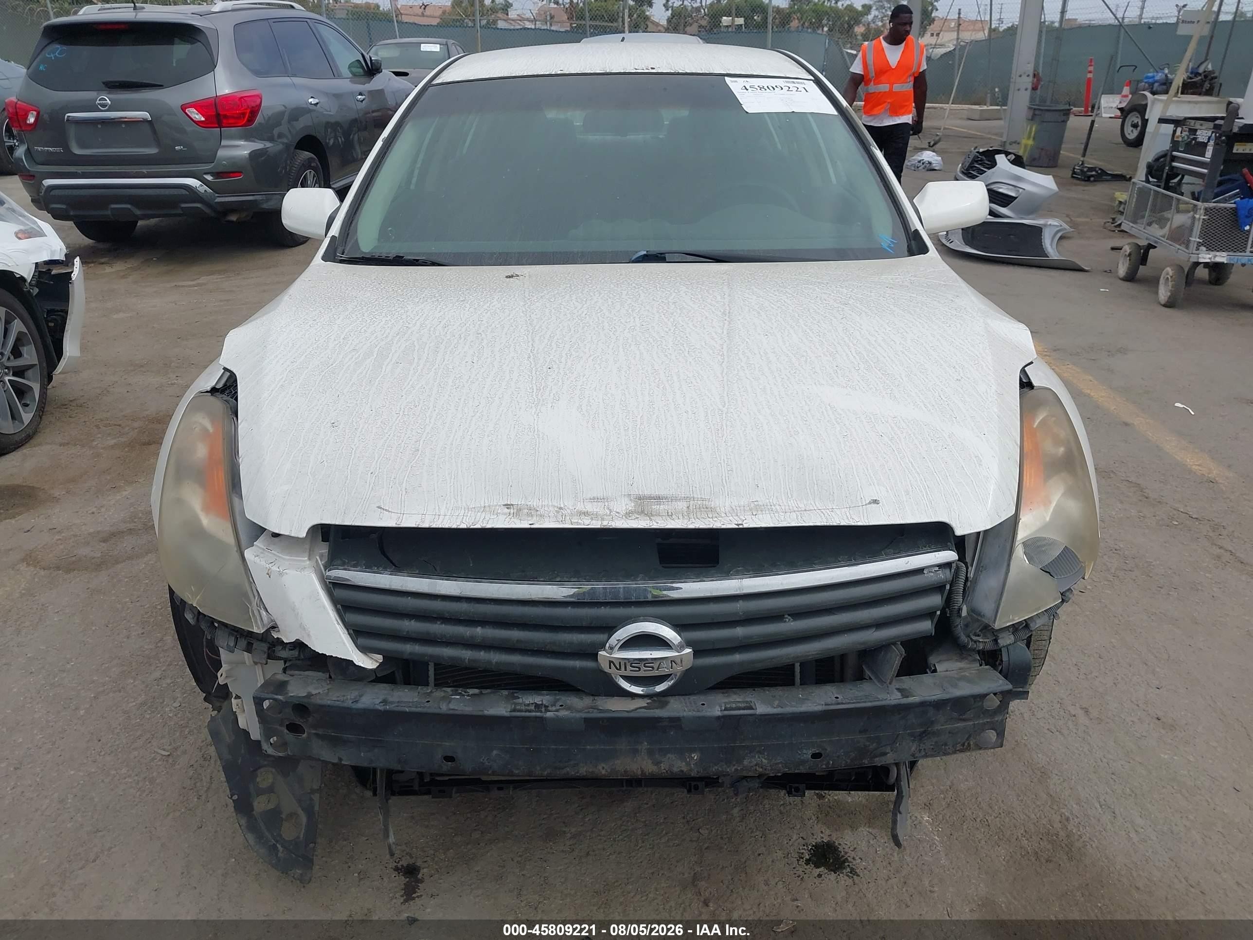 2008 Nissan Altima Hybrid   Белый vin: 1N4CL21E38C226138