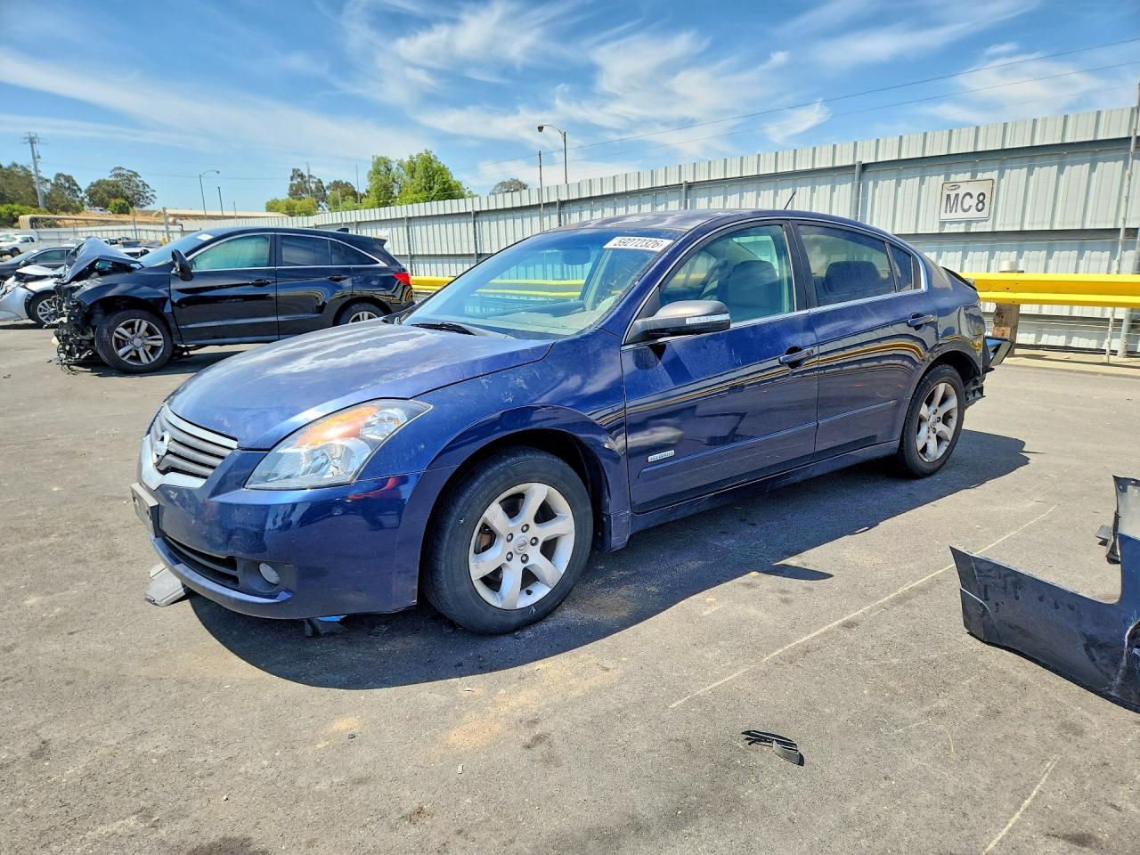 2009 Nissan Altima Hybrid Blue vin: 1N4CL21E39C151510