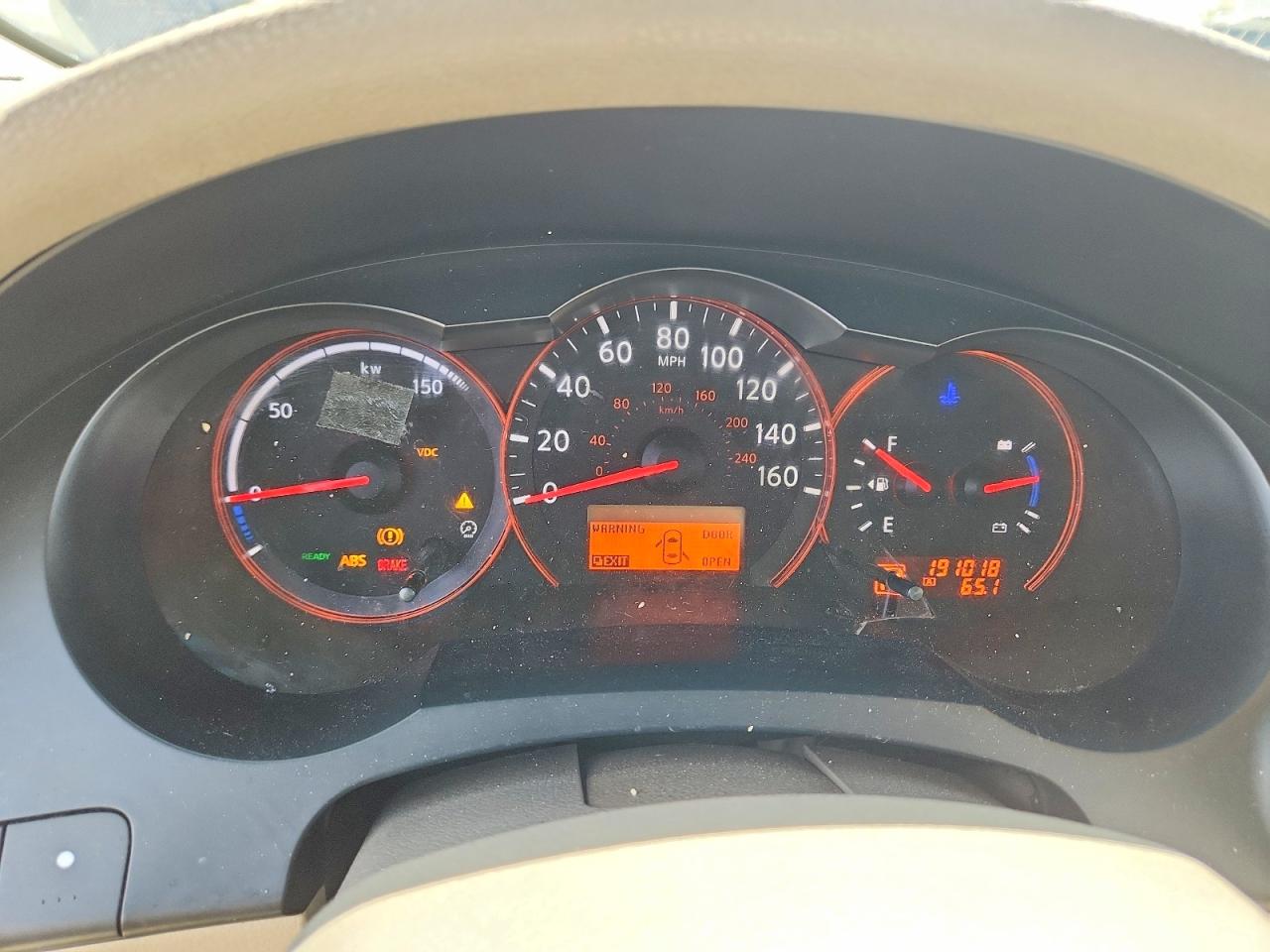 2009 Nissan Altima Hybrid Blue vin: 1N4CL21E39C151510