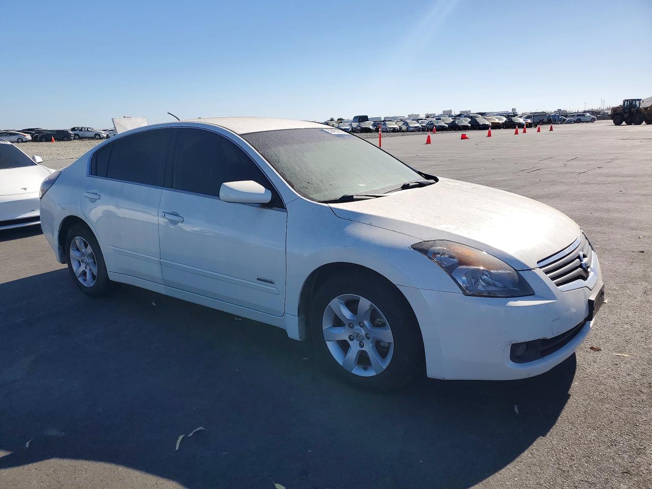 2009 Nissan Altima Hybrid White vin: 1N4CL21E39C163527