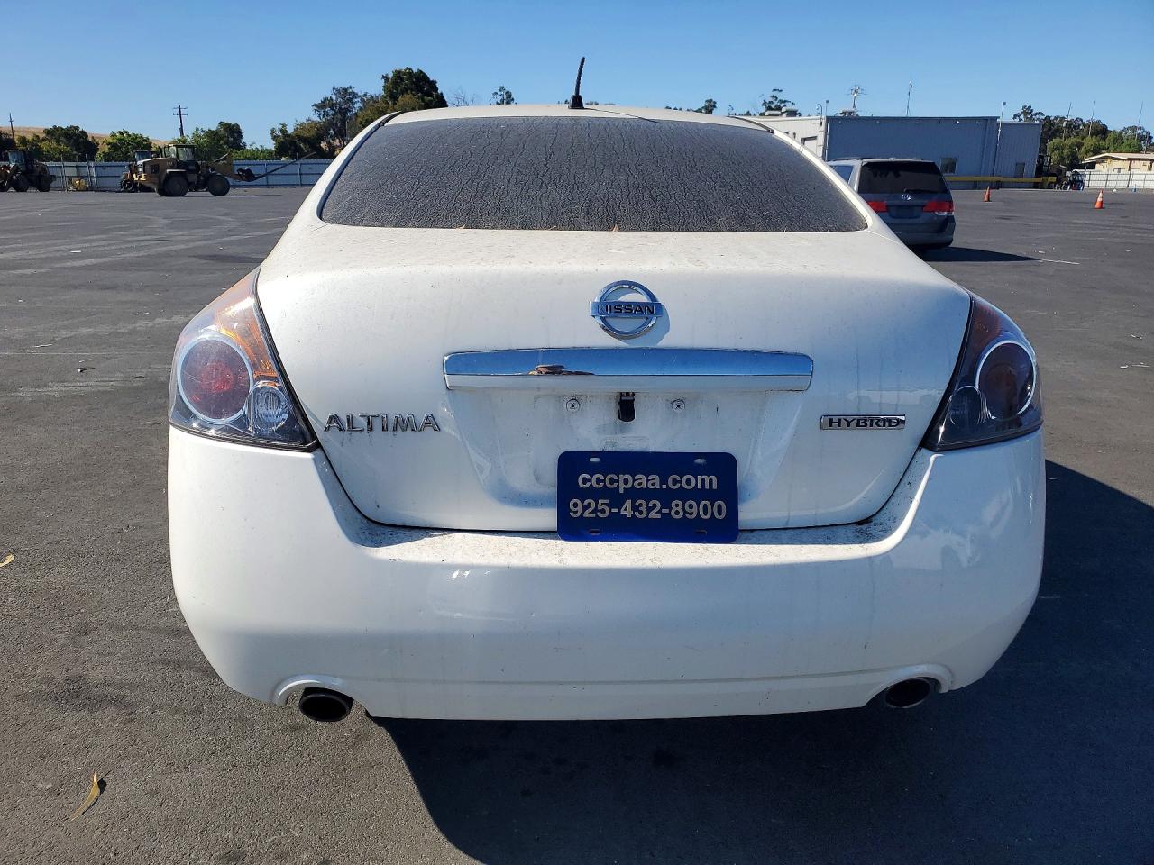 2009 Nissan Altima Hybrid White vin: 1N4CL21E39C163527