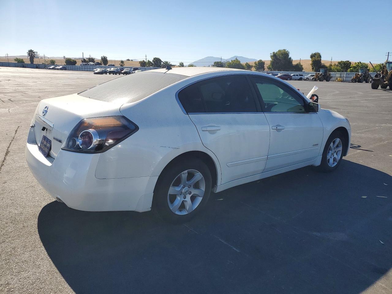 2009 Nissan Altima Hybrid White vin: 1N4CL21E39C163527