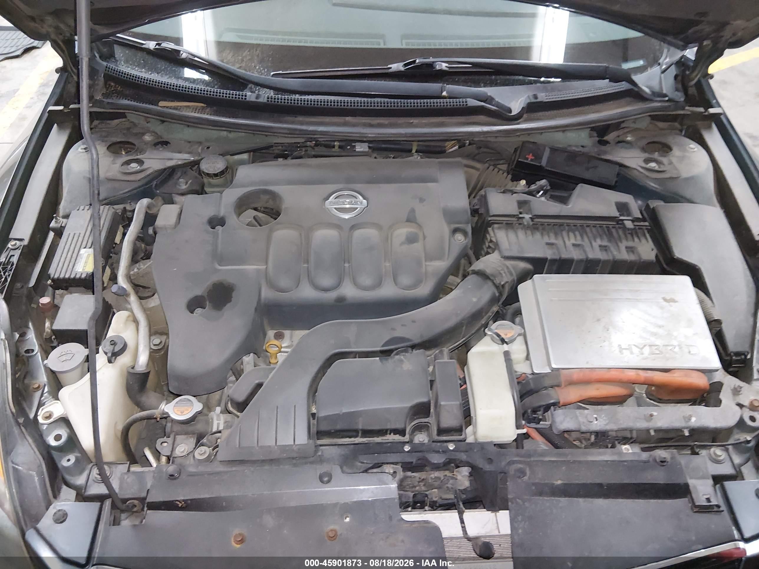 2007 Nissan Altima Hybrid   Gray vin: 1N4CL21E57C211719