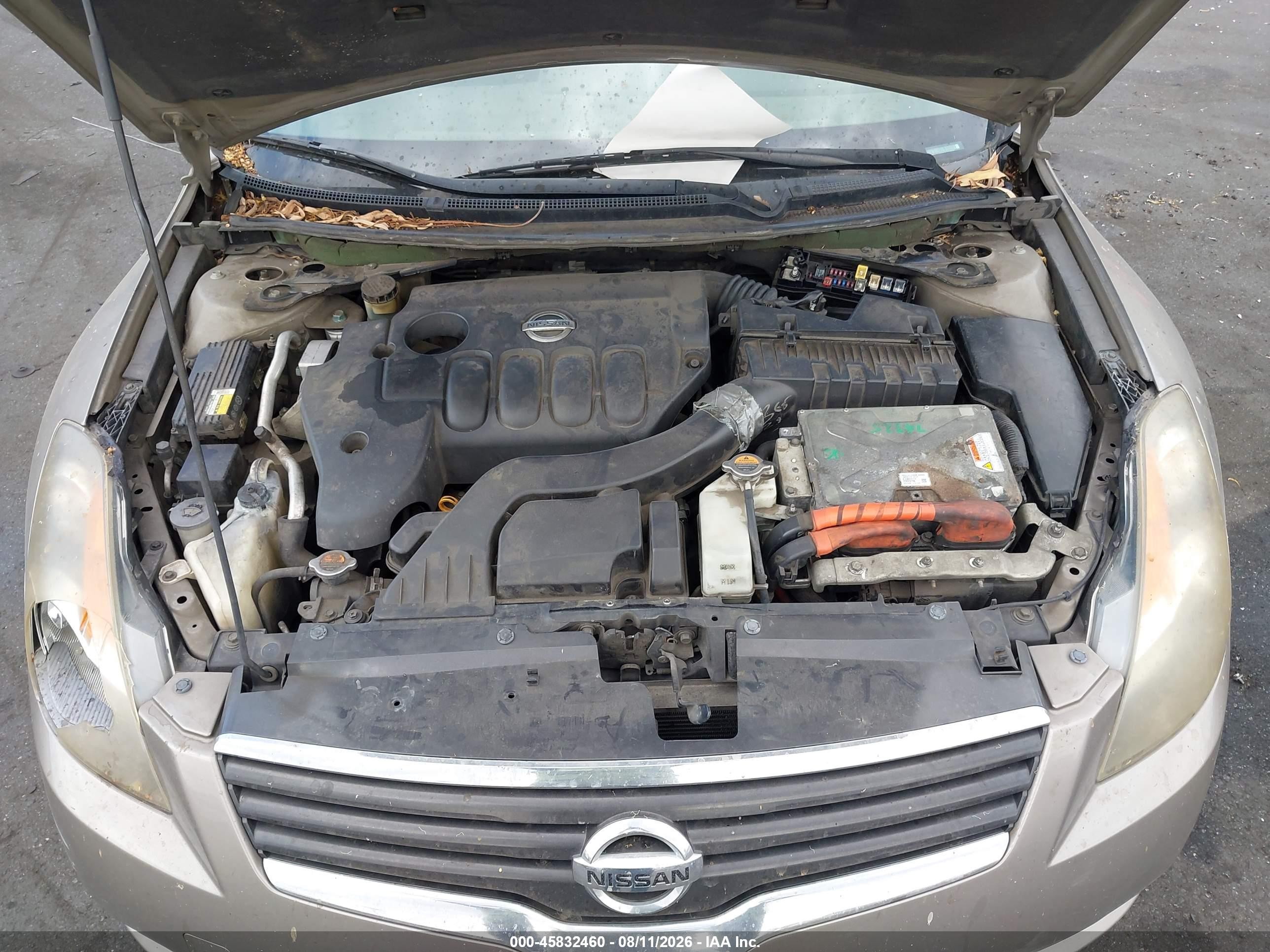 2007 Nissan Altima Hybrid   Gold vin: 1N4CL21E57C221523