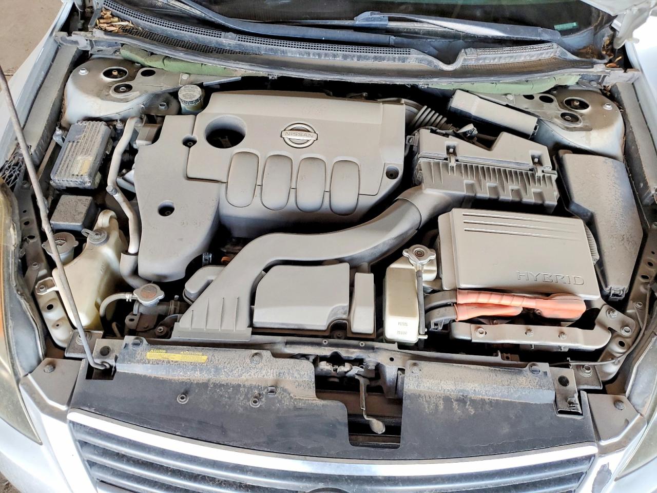 2007 Nissan Altima Hybrid Silver vin: 1N4CL21E57C229301
