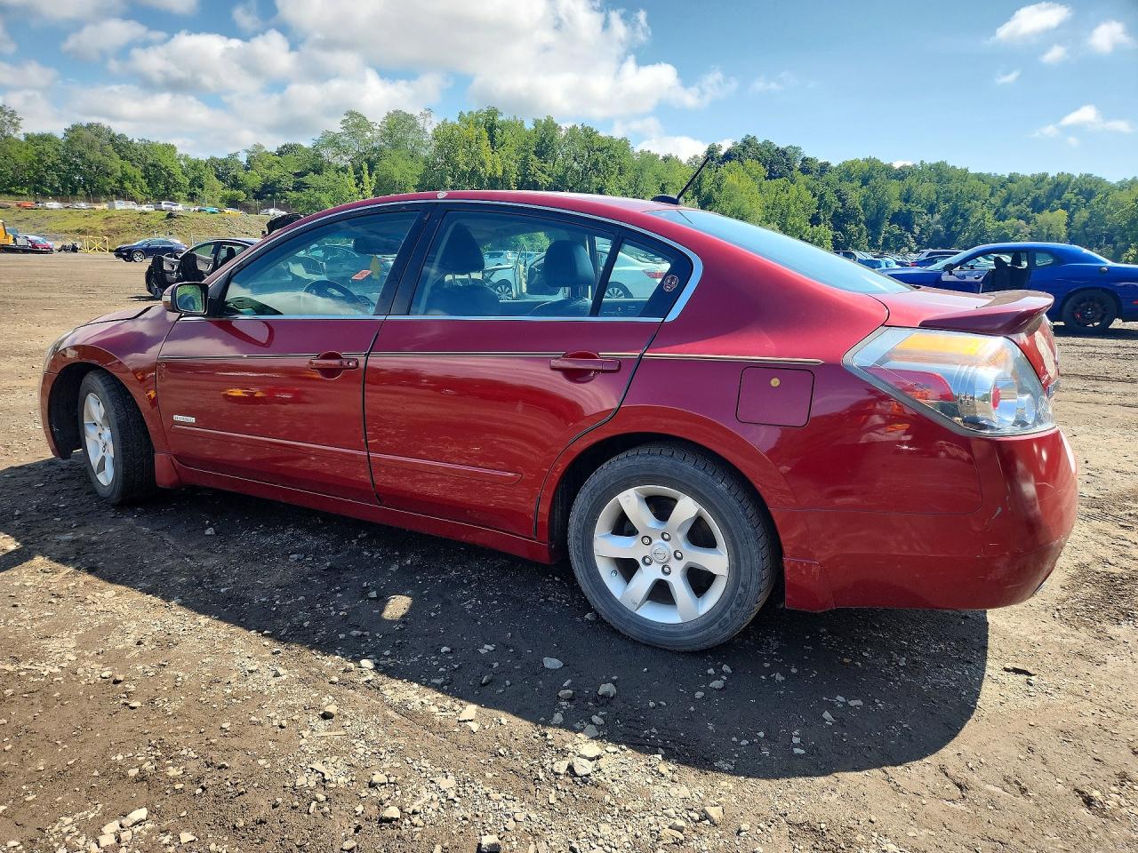 2008 Nissan Altima Hybrid Base Red vin: 1N4CL21E58C244348