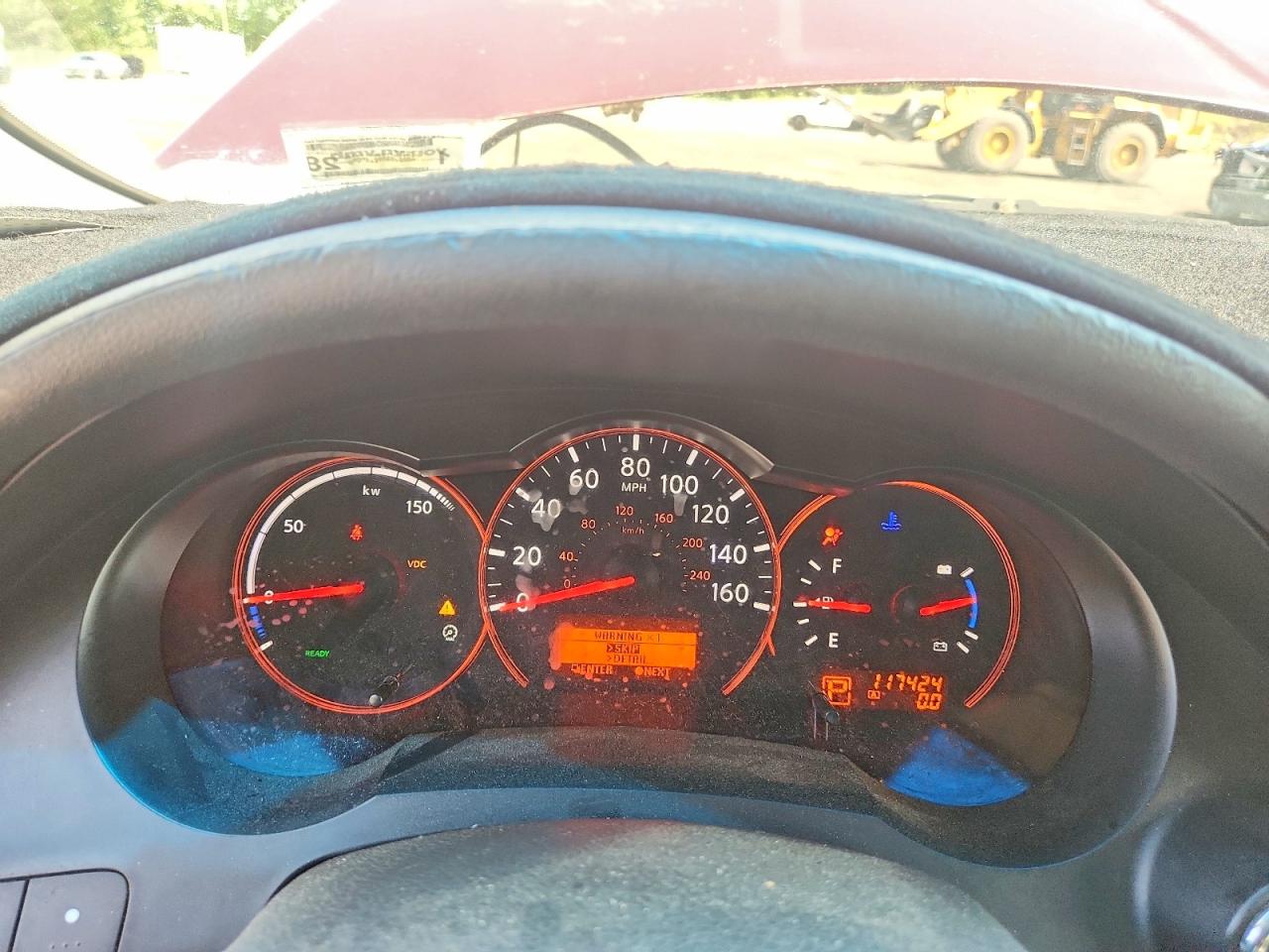 2008 Nissan Altima Hybrid Base Red vin: 1N4CL21E58C244348