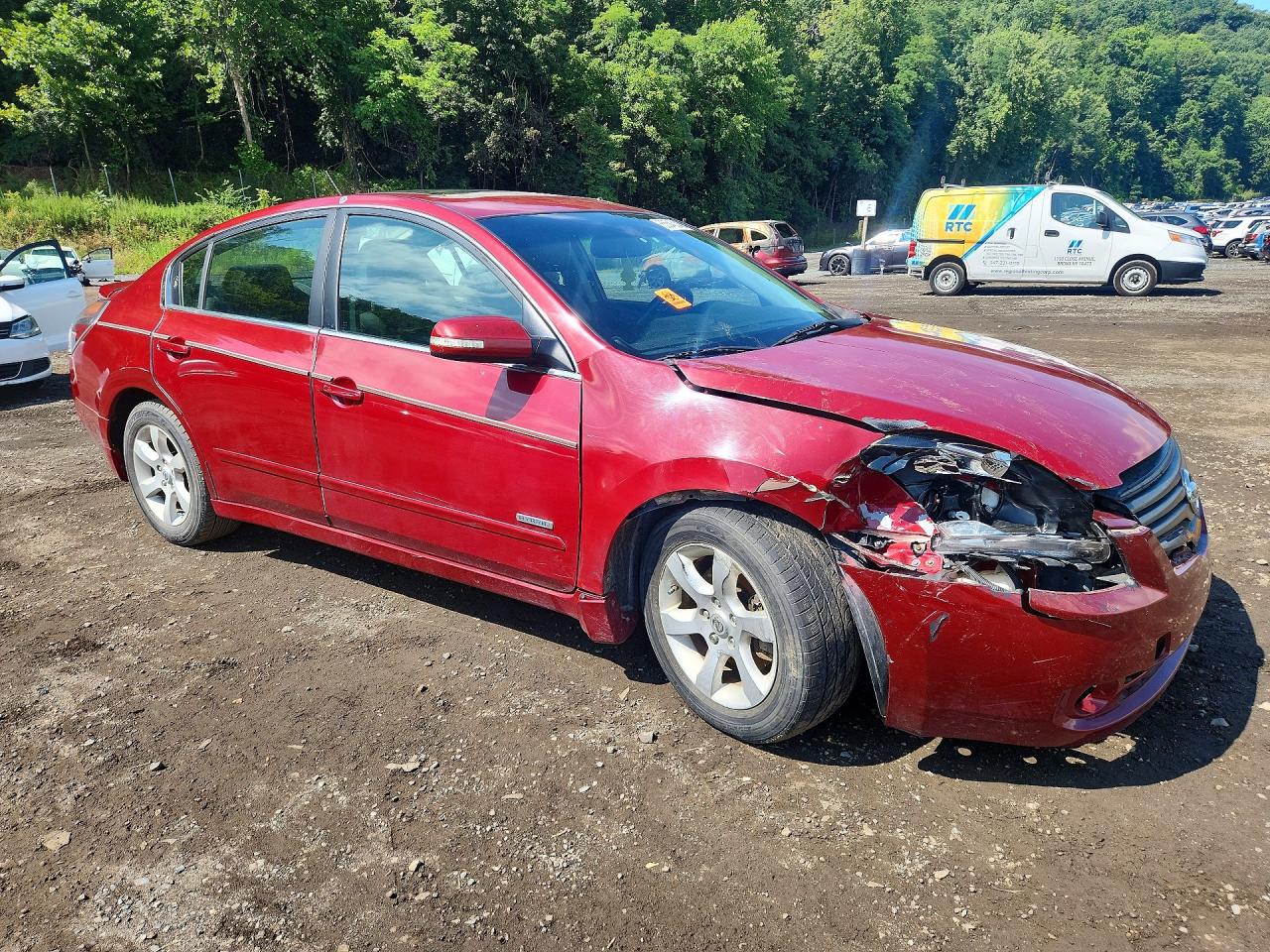 2008 Nissan Altima Hybrid Base Red vin: 1N4CL21E58C244348