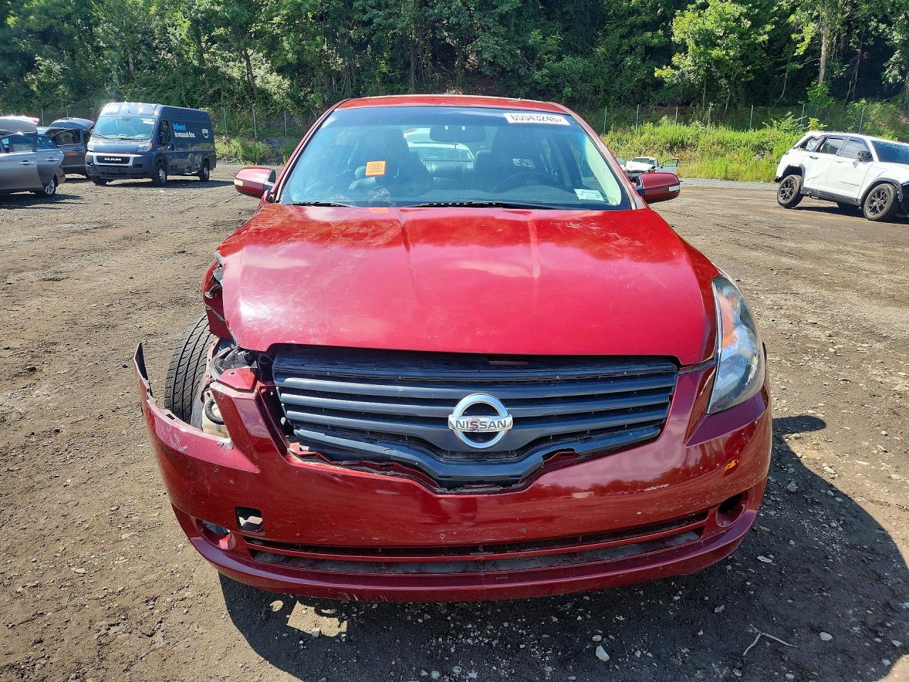 2008 Nissan Altima Hybrid Base Red vin: 1N4CL21E58C244348