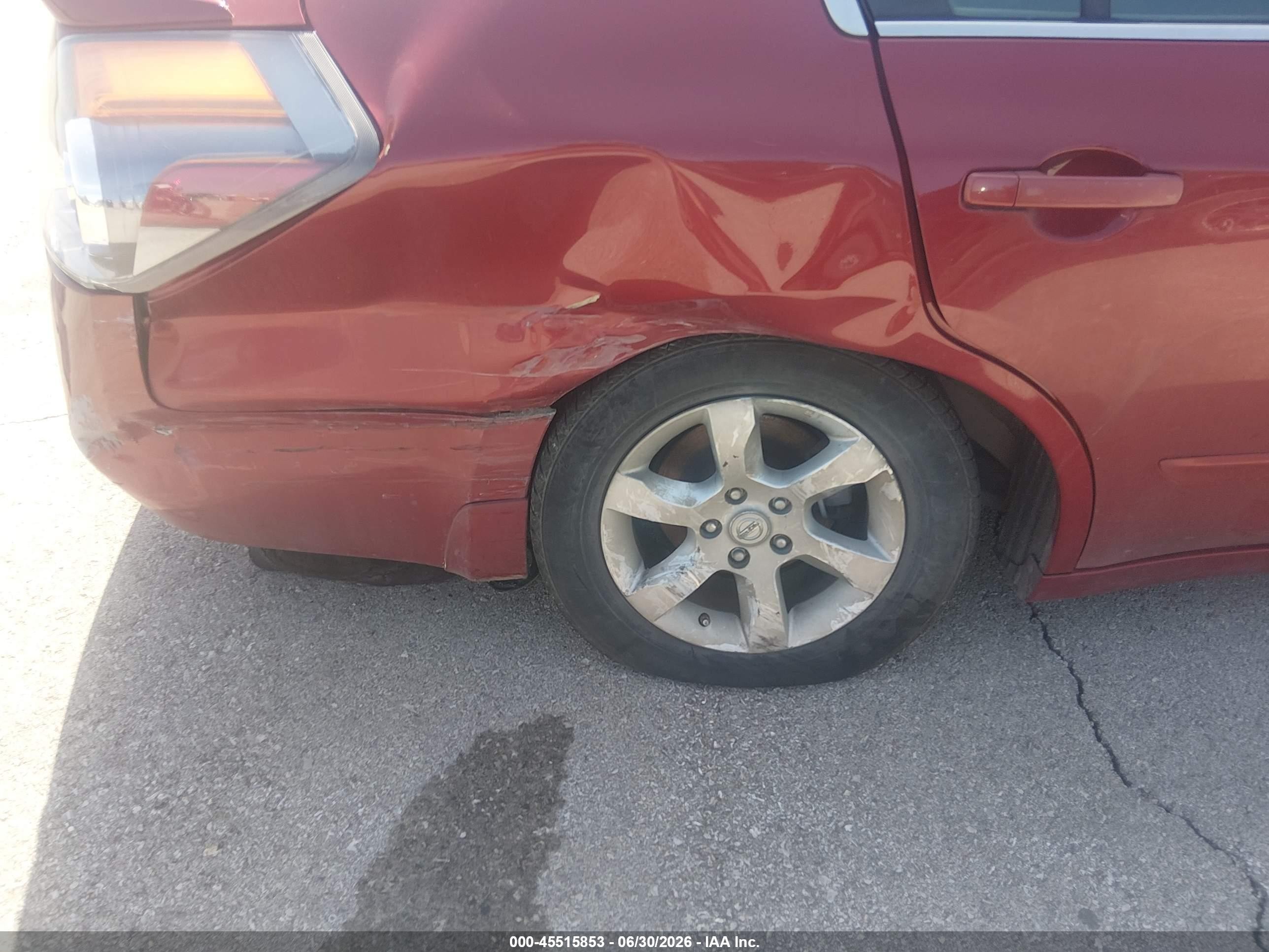 2007 Nissan Altima Hybrid   Красный vin: 1N4CL21E67C223748