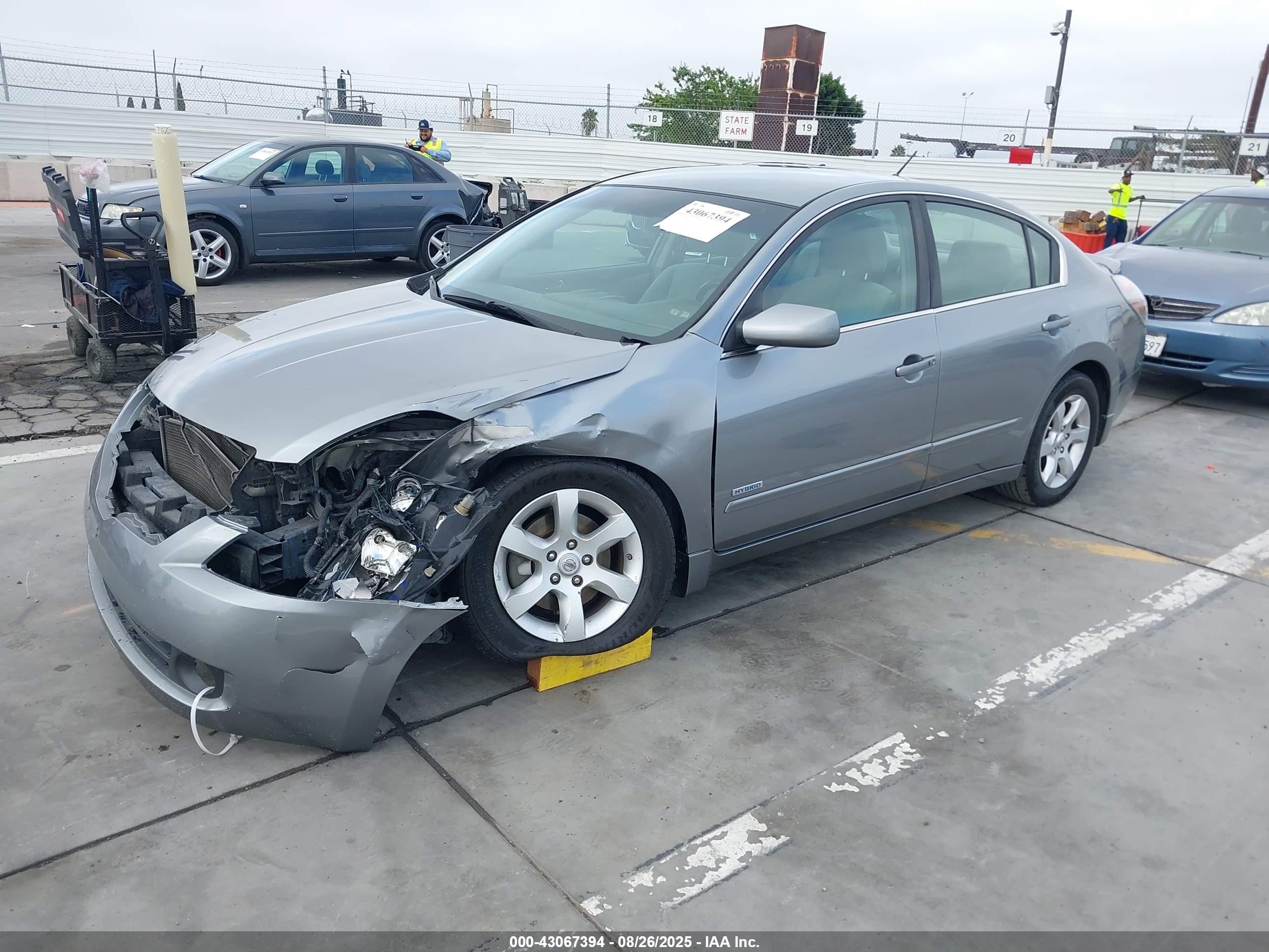 2007 Nissan Altima Hybrid   Gray vin: 1N4CL21E67C231638