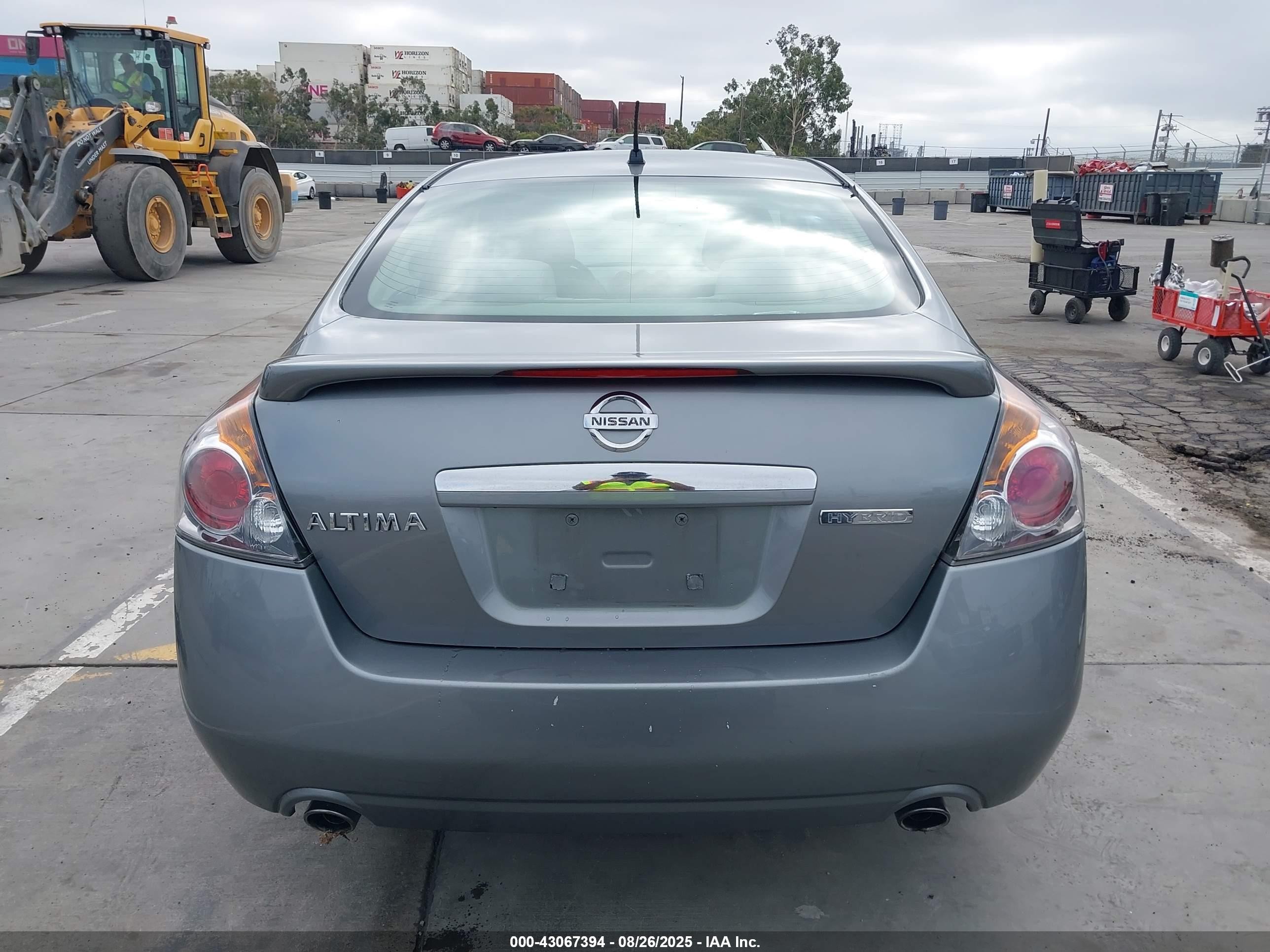 2007 Nissan Altima Hybrid   Gray vin: 1N4CL21E67C231638