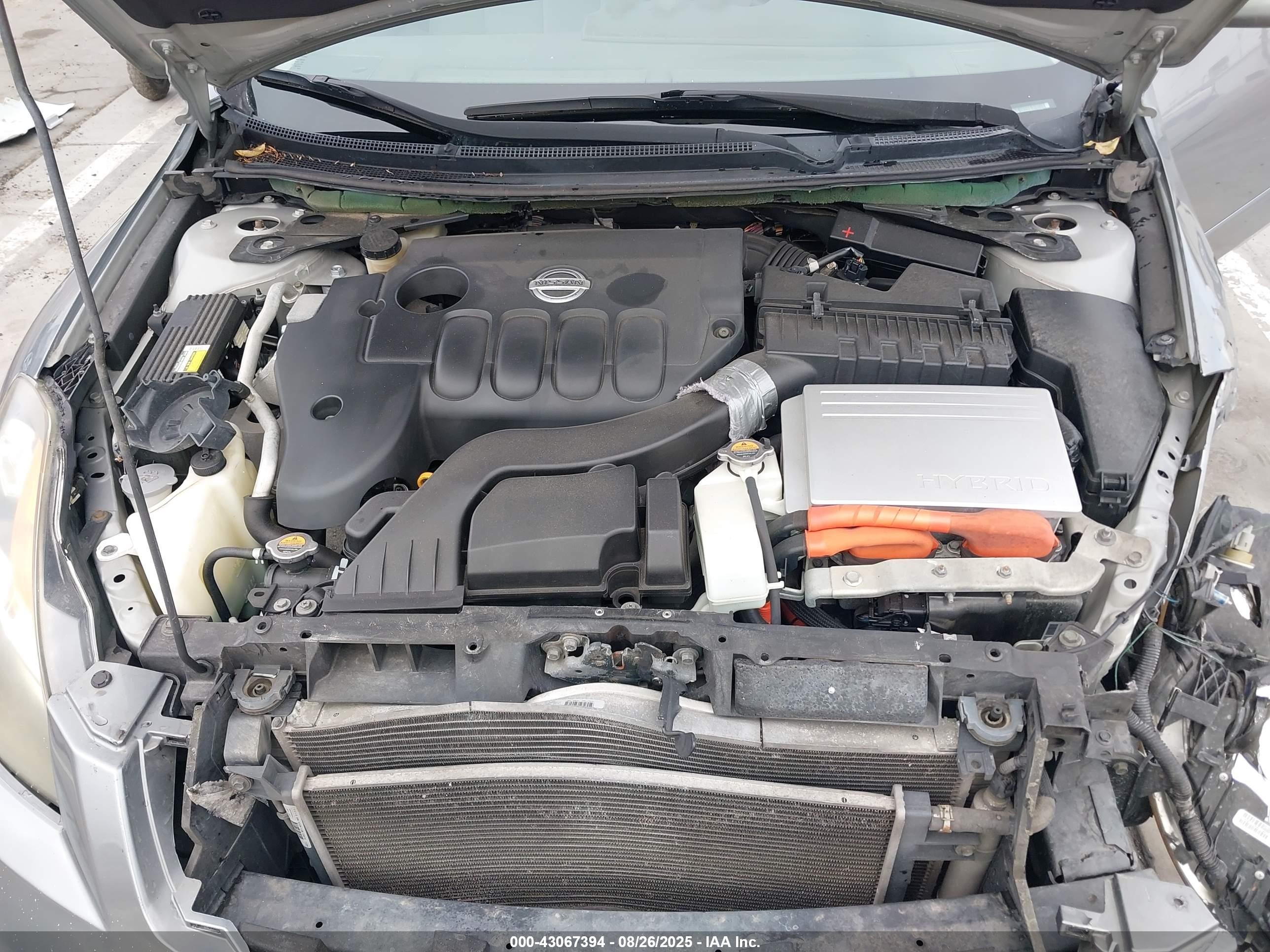 2007 Nissan Altima Hybrid   Gray vin: 1N4CL21E67C231638