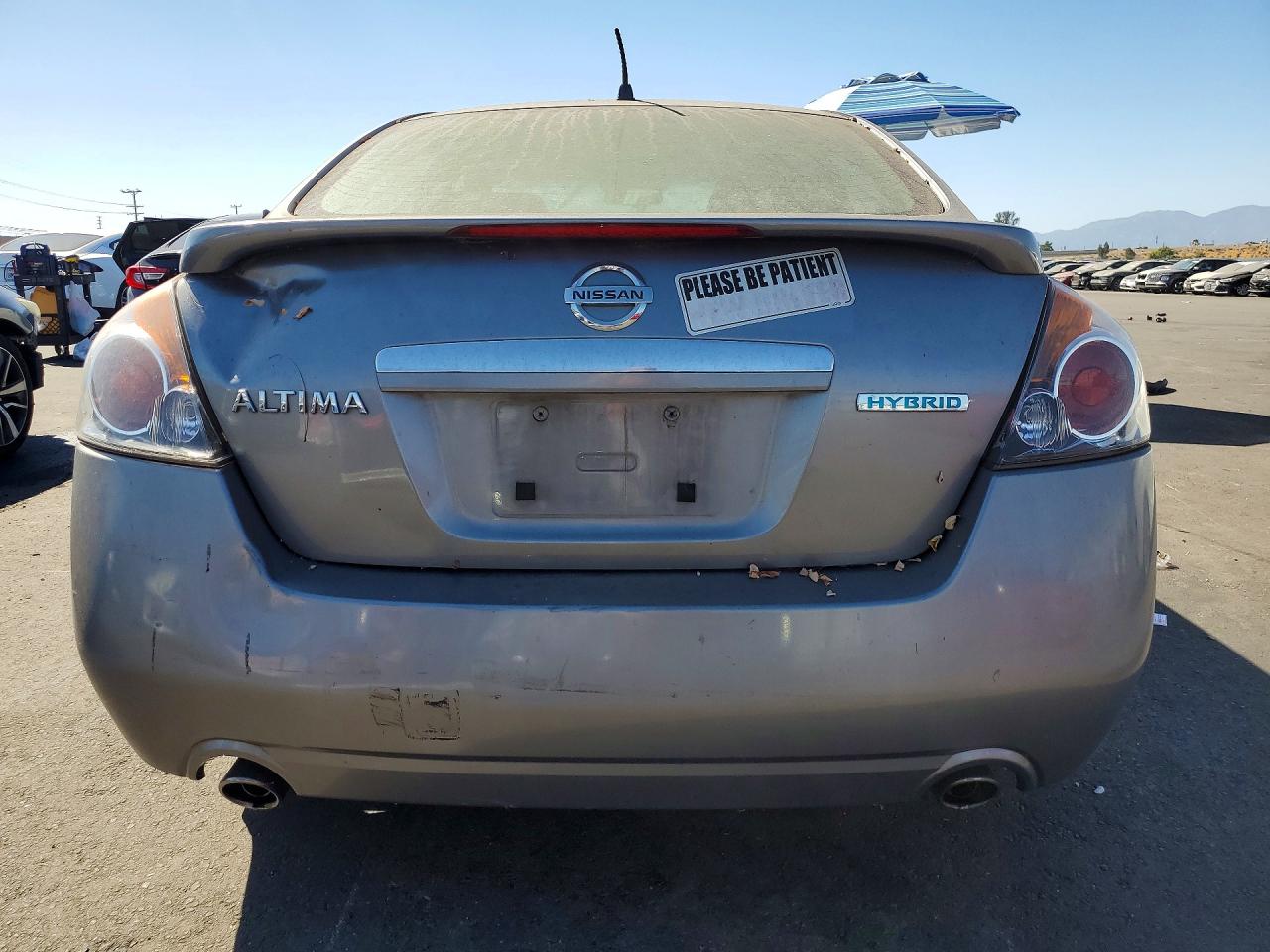2009 Nissan Altima Hybrid Silver vin: 1N4CL21E69C122048