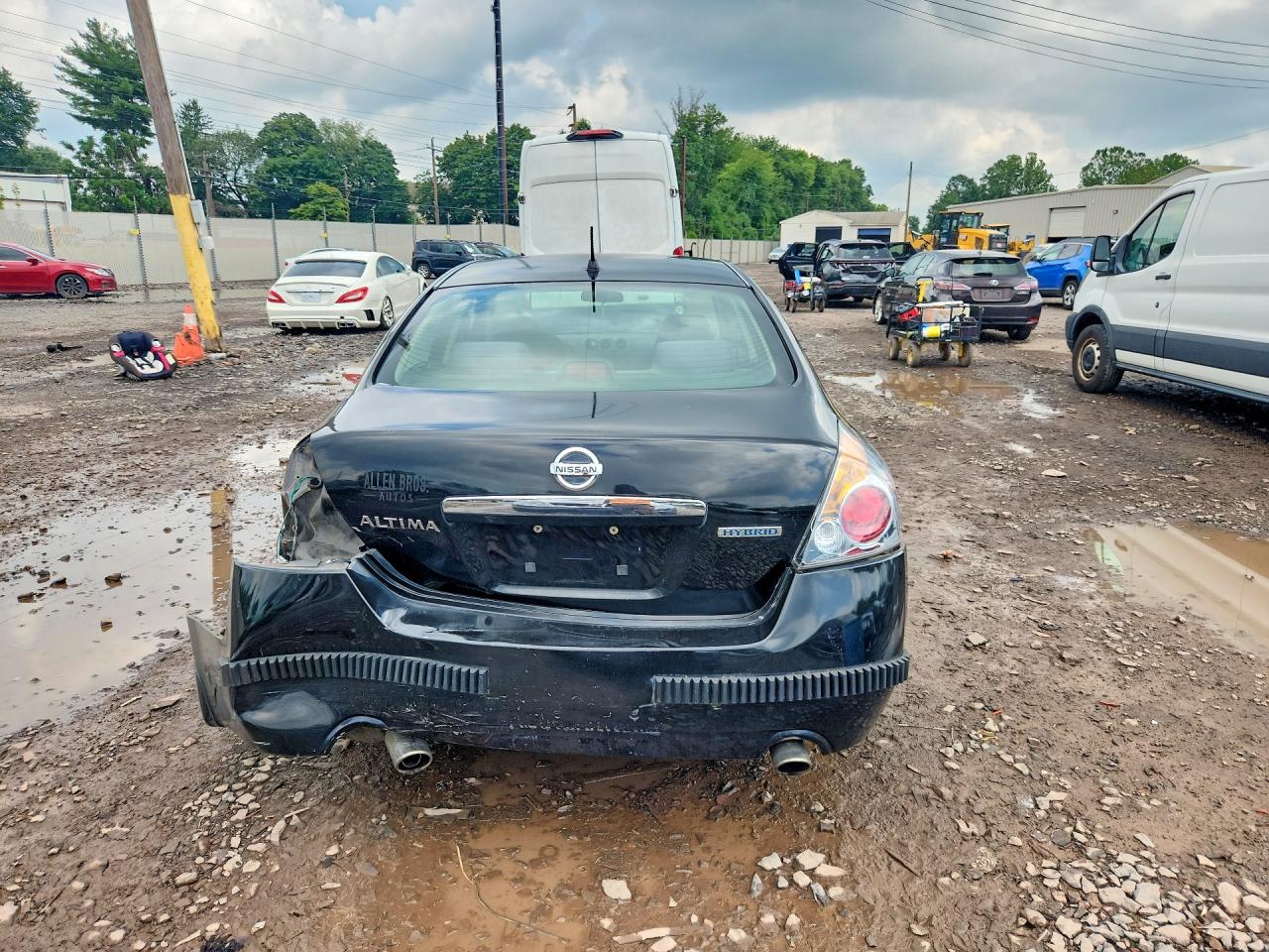 2009 Nissan Altima Hybrid Black vin: 1N4CL21E69C142428