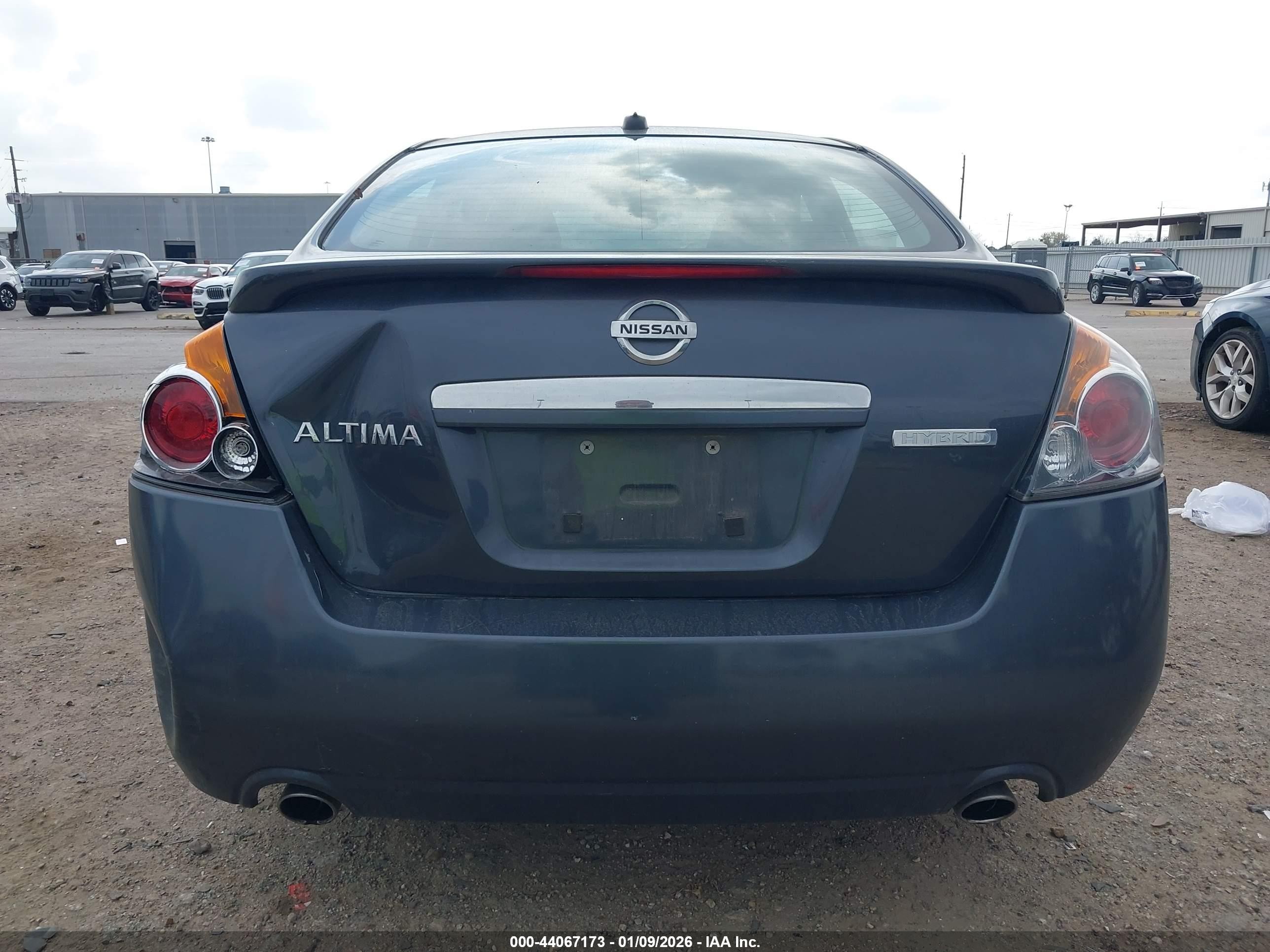 2008 Nissan Altima Hybrid   Gray vin: 1N4CL21E78C204997