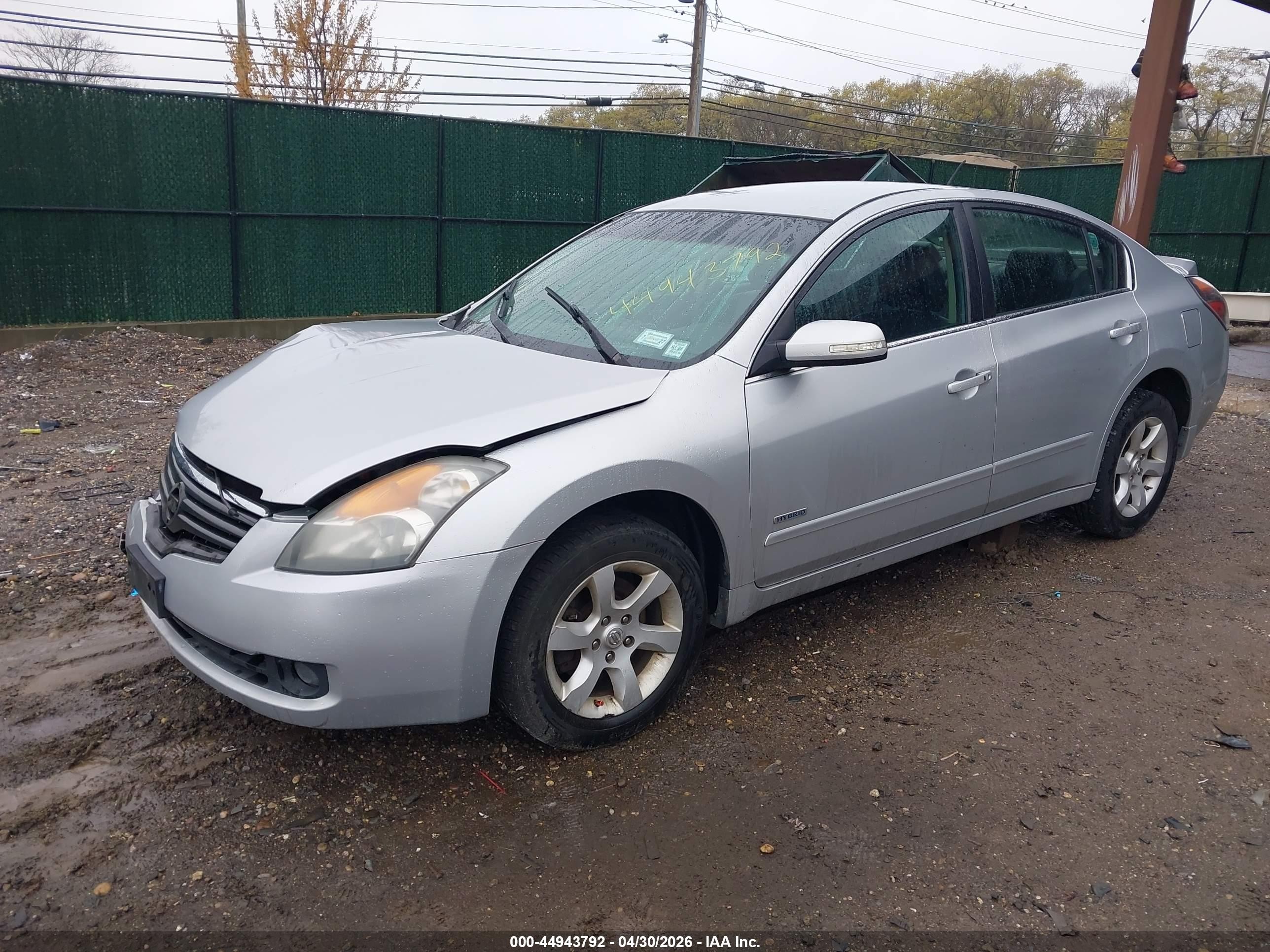 2009 Nissan Altima Hybrid   Gray vin: 1N4CL21E79C104285