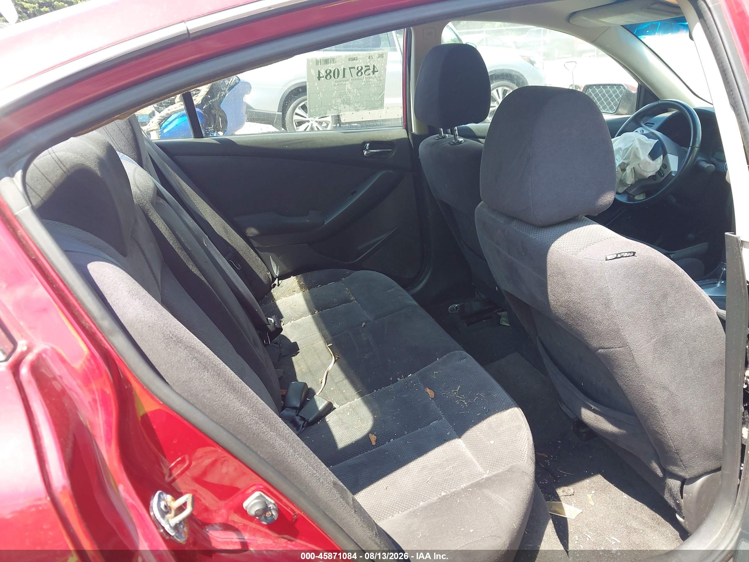 2007 Nissan Altima Hybrid Red vin: 1N4CL21E87C159406